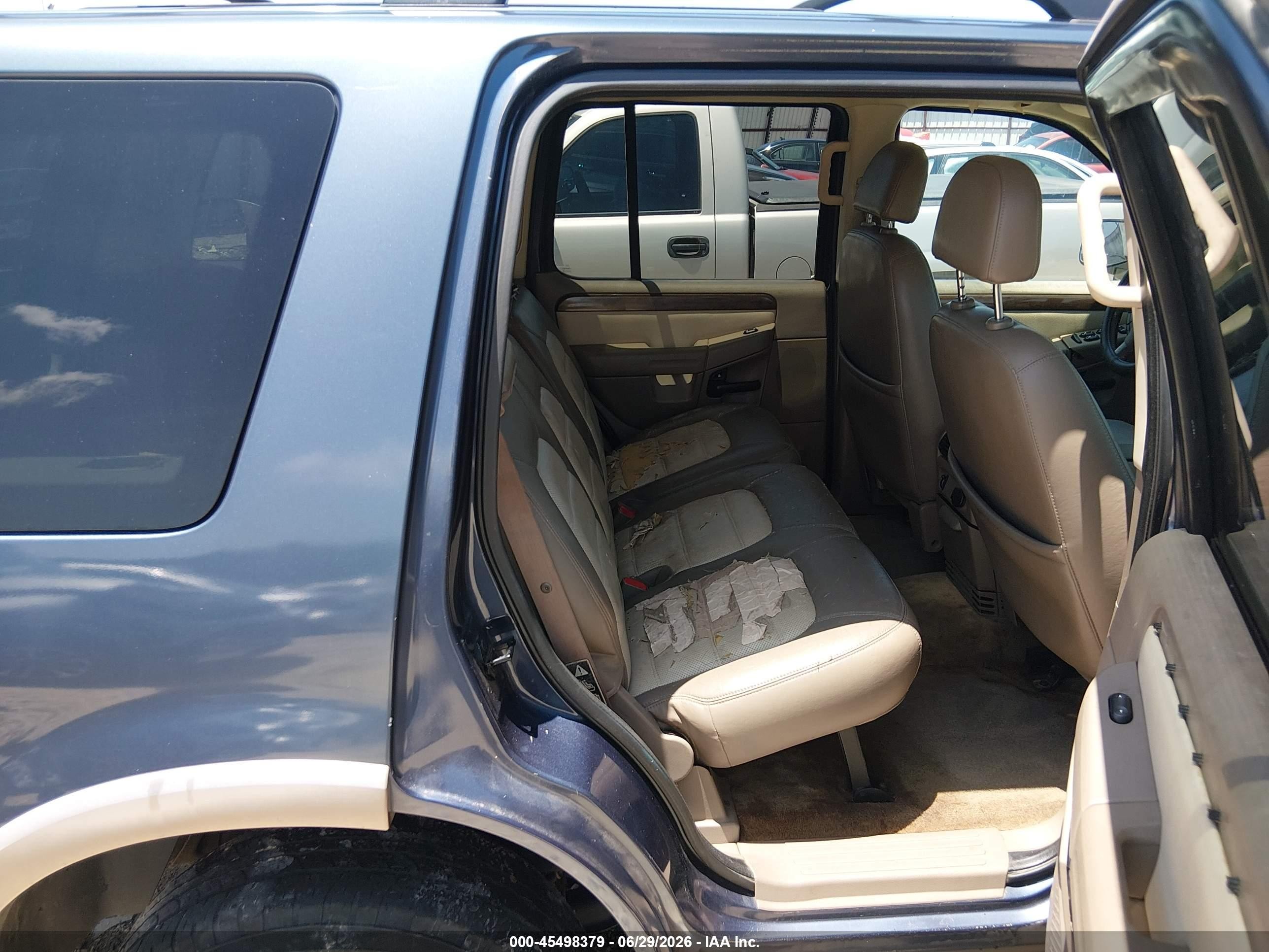 2002 Ford Explorer Eddie Bauer Blue vin: 1FMZU74E12ZC20008