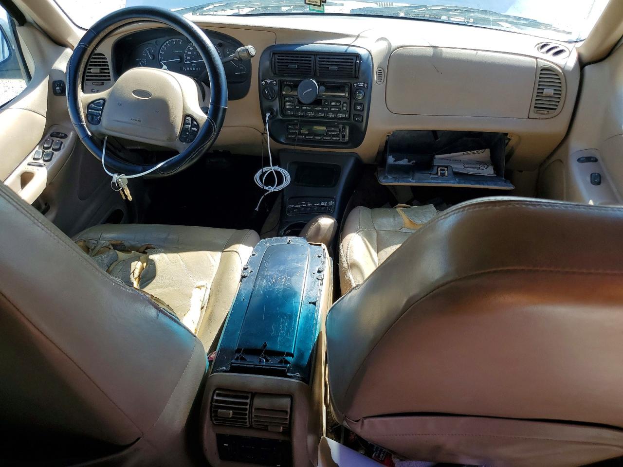 2000 Ford Explorer Eddie Bauer White vin: 1FMZU74E1YZB74155
