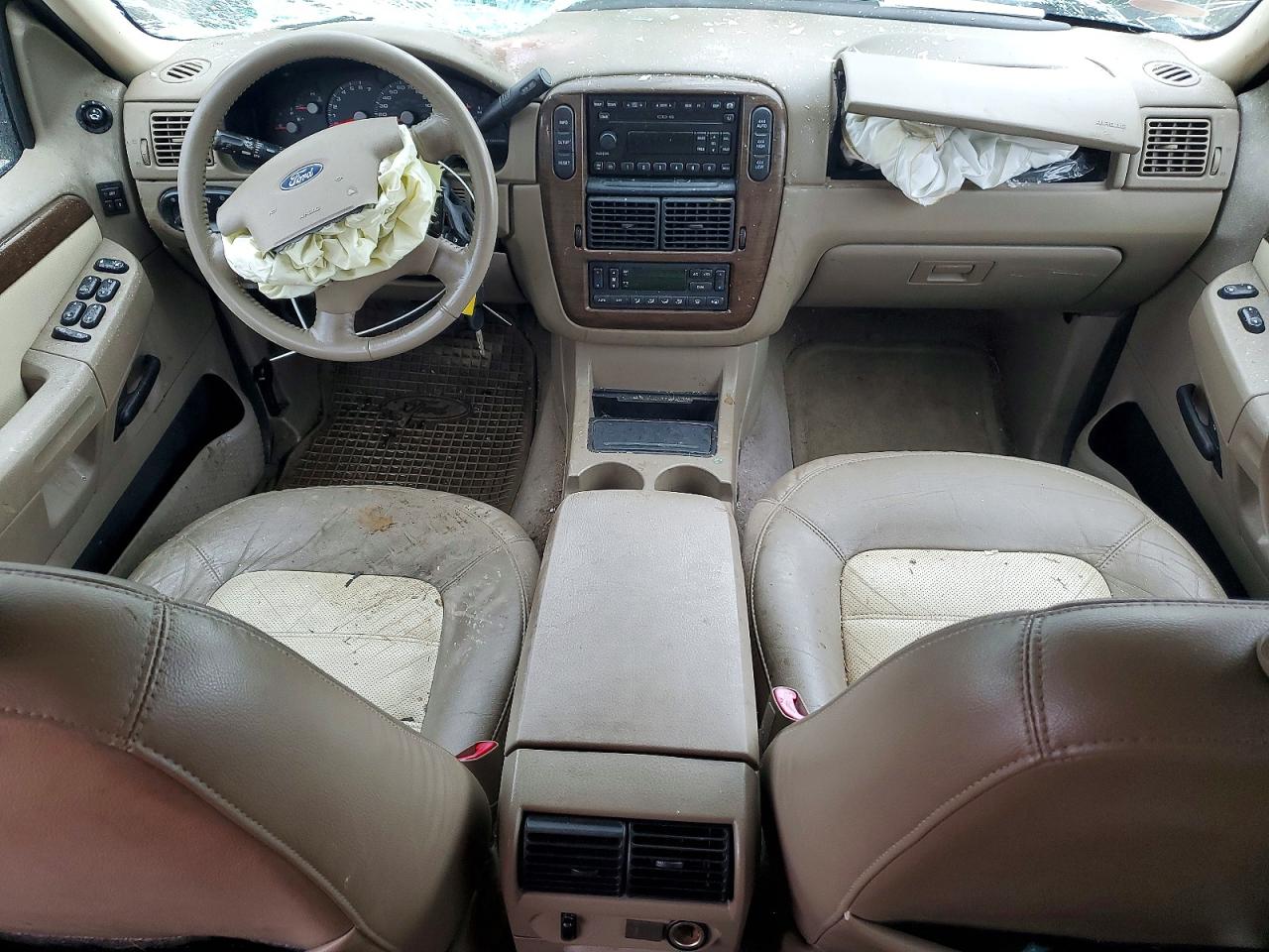 2003 Ford Explorer Eddie Bauer Green vin: 1FMZU74E43UC15089