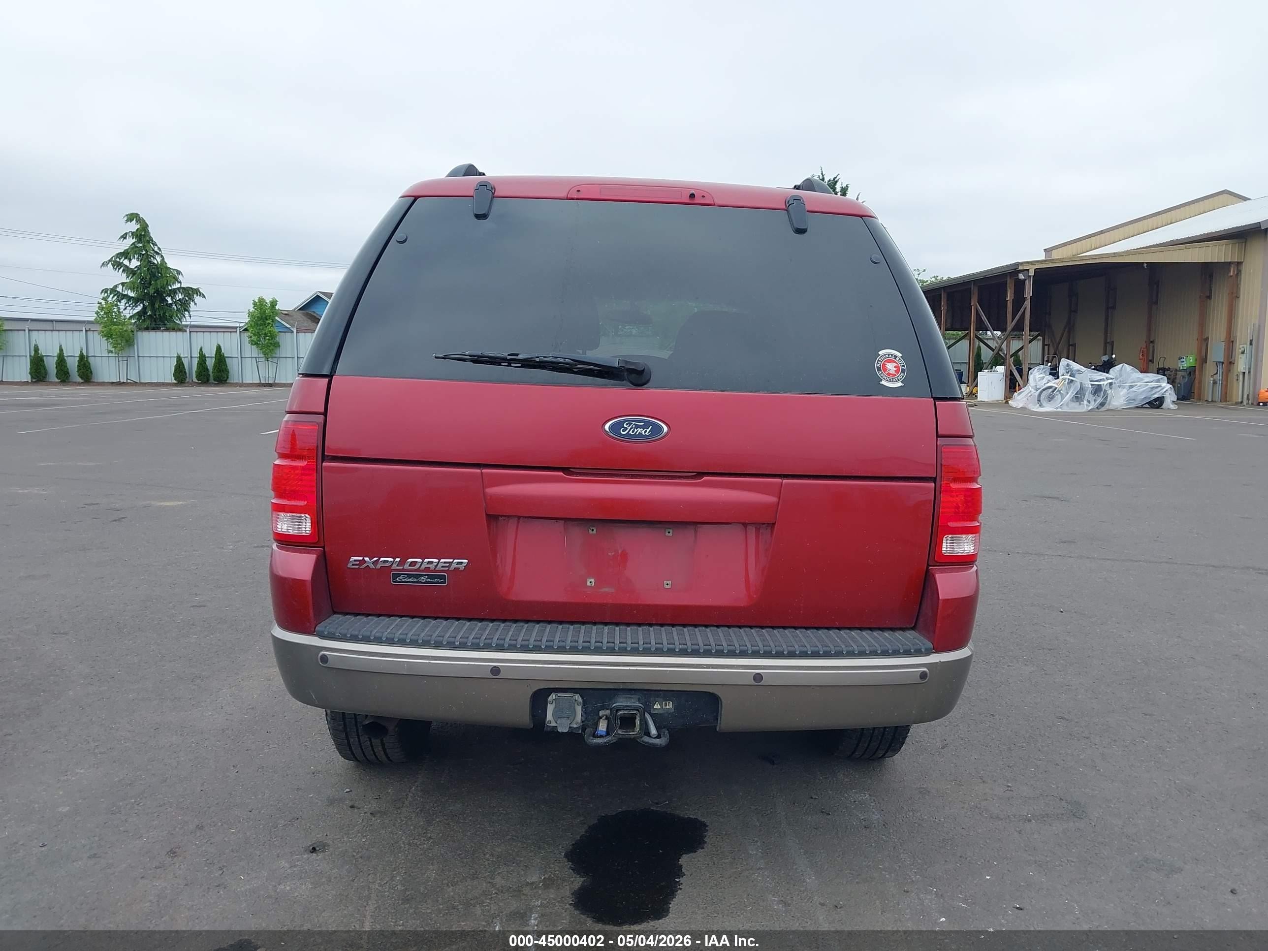 2002 Ford Explorer Eddie Bauer Красный vin: 1FMZU74EX2ZA47007