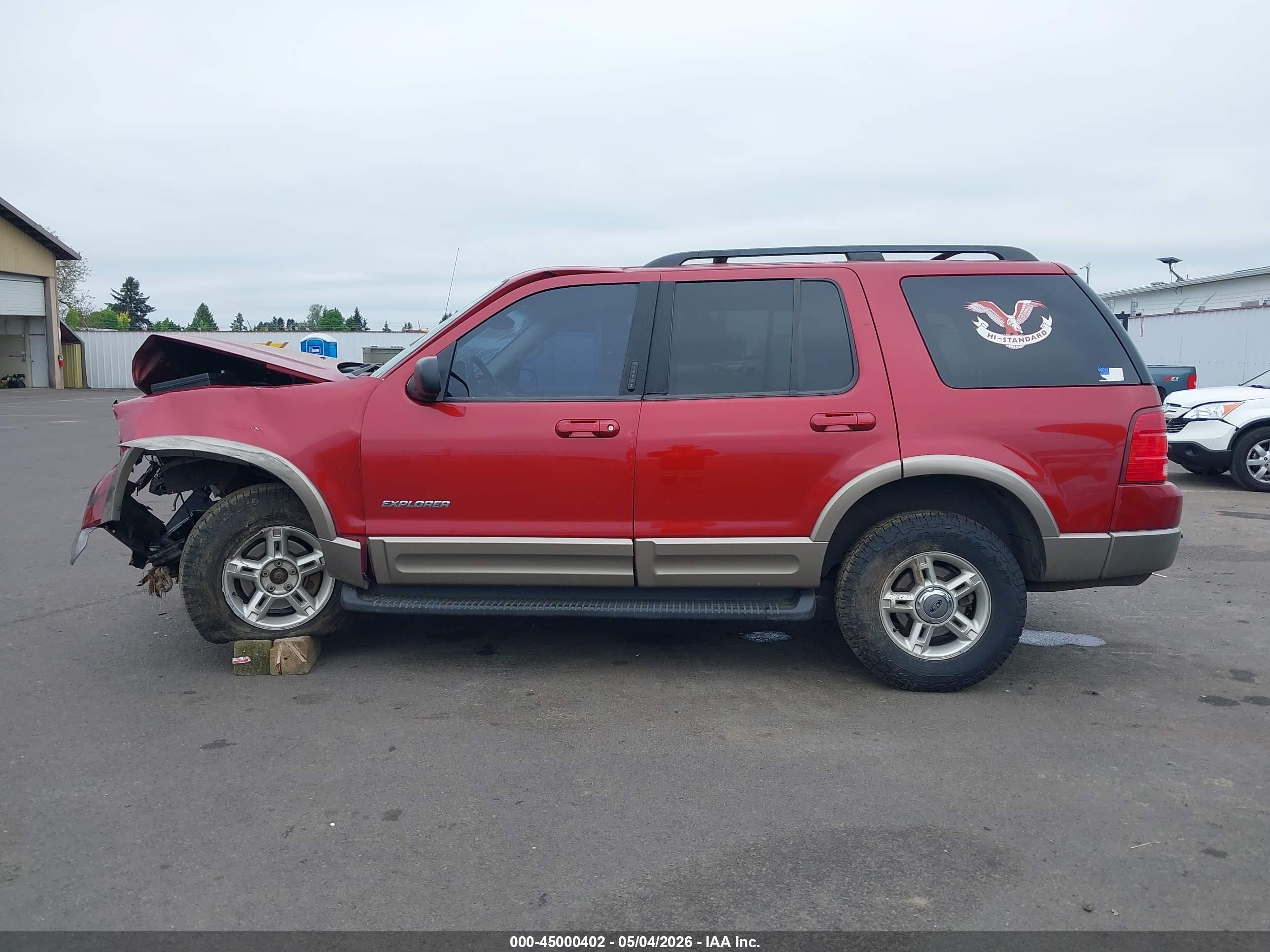 2002 Ford Explorer Eddie Bauer Красный vin: 1FMZU74EX2ZA47007