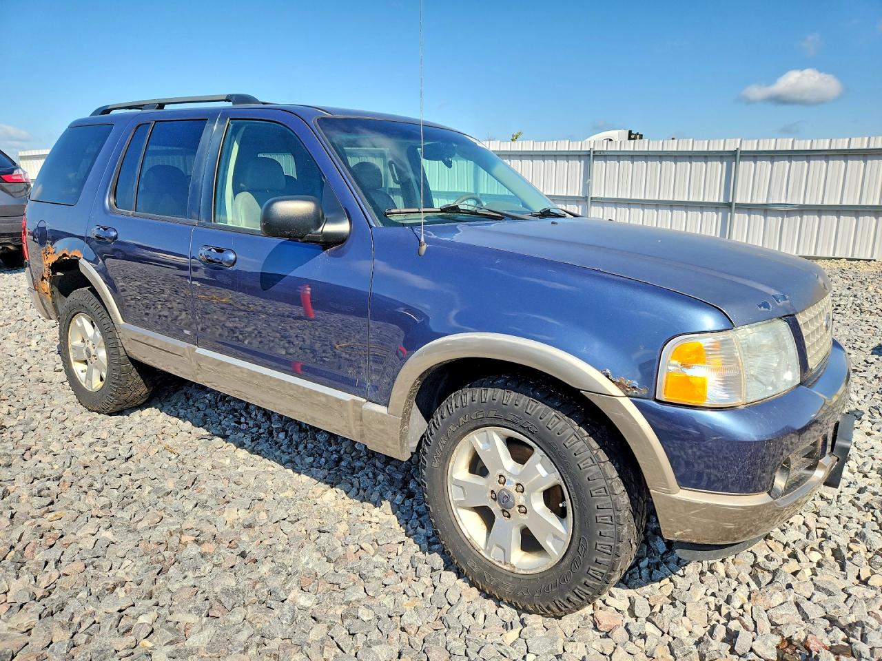 2003 Ford Explorer Eddie Bauer Blue vin: 1FMZU74EX3UC44502