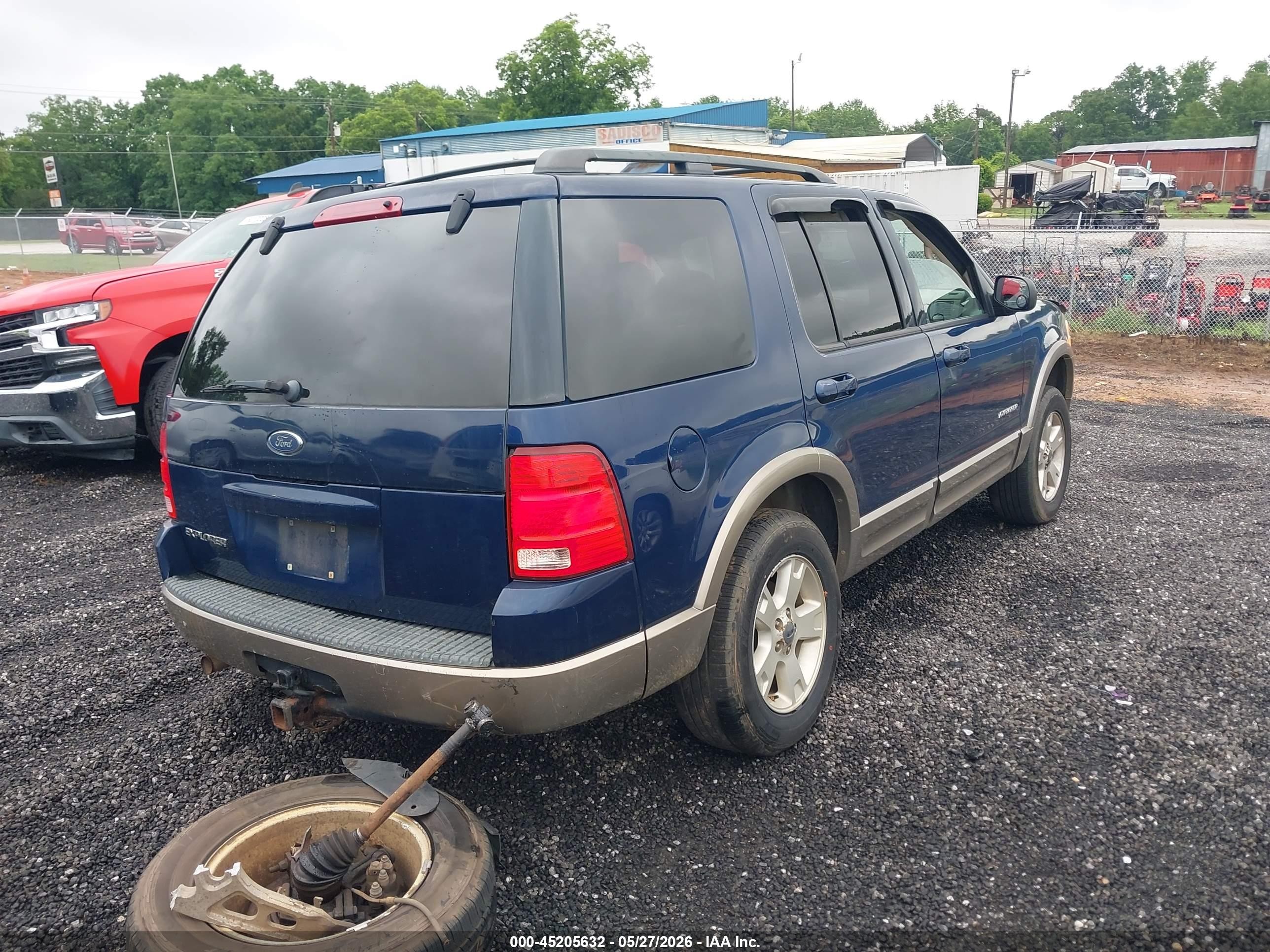 2004 Ford Explorer Eddie Bauer Blue vin: 1FMZU74K14ZB31256