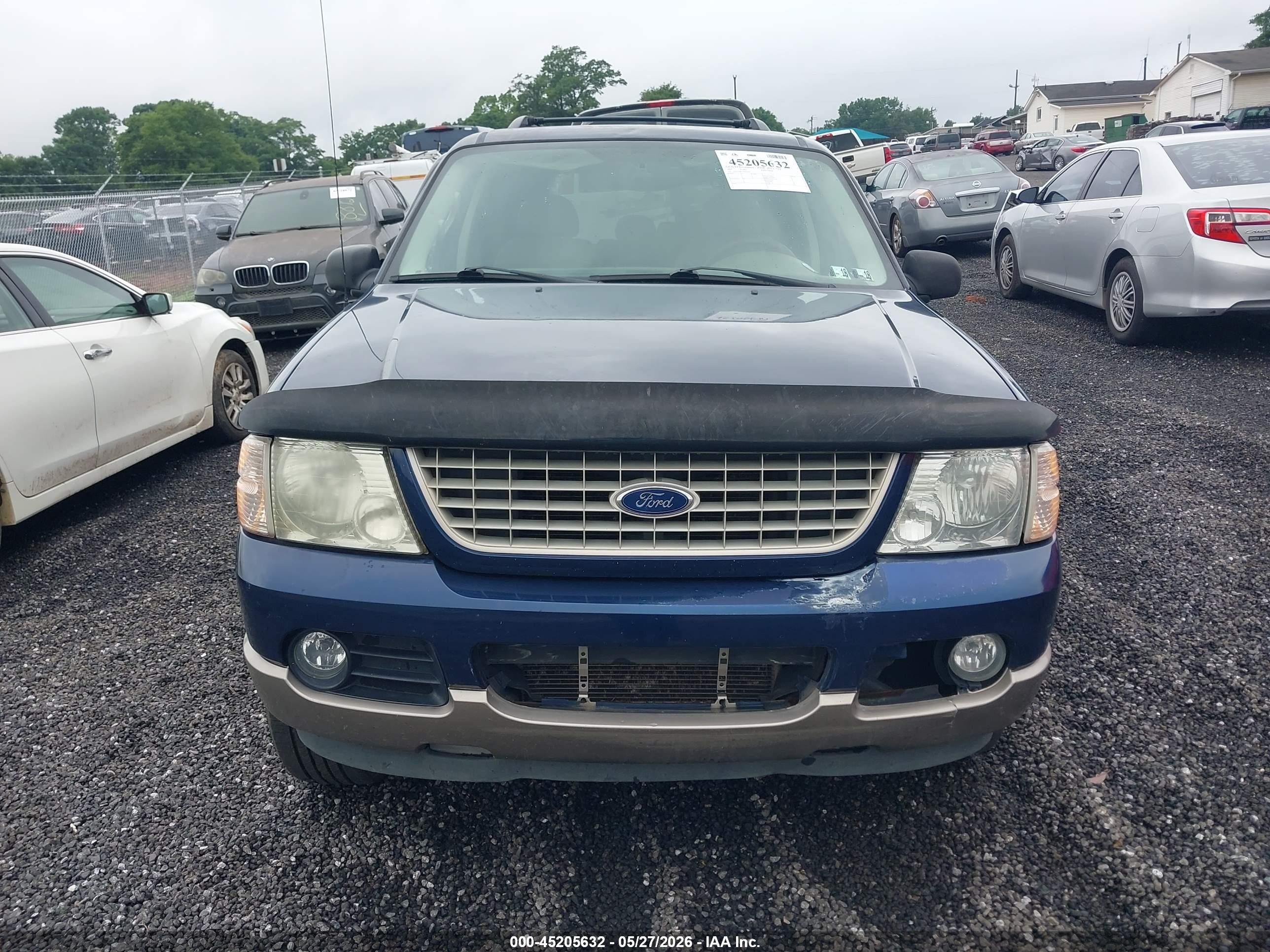 2004 Ford Explorer Eddie Bauer Blue vin: 1FMZU74K14ZB31256