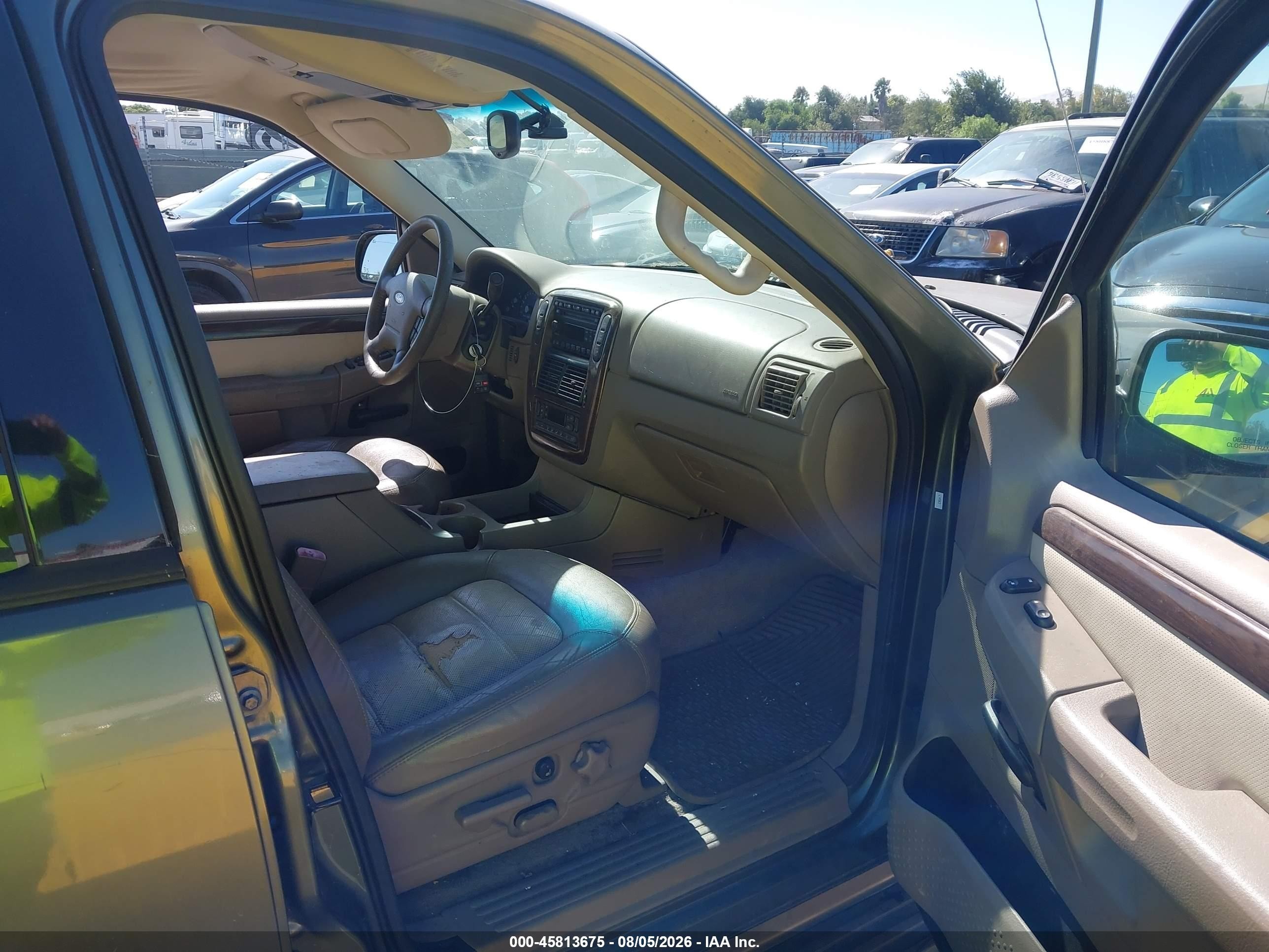 2004 Ford Explorer Eddie Bauer Green vin: 1FMZU74K44UA71017