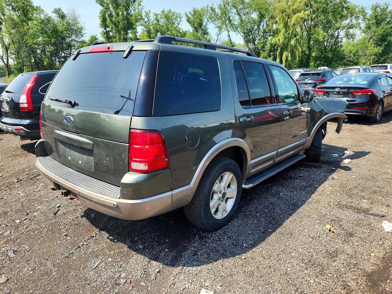 2004 Ford Explorer Eddie Bauer Green vin: 1FMZU74K44UC04925