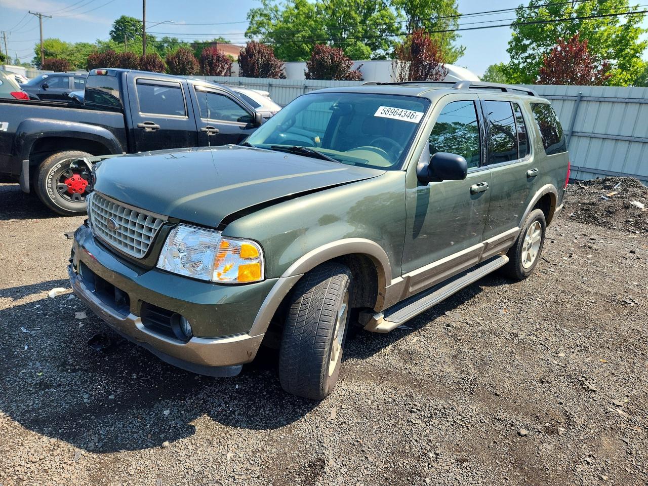 2004 Ford Explorer Eddie Bauer Green vin: 1FMZU74K44UC04925