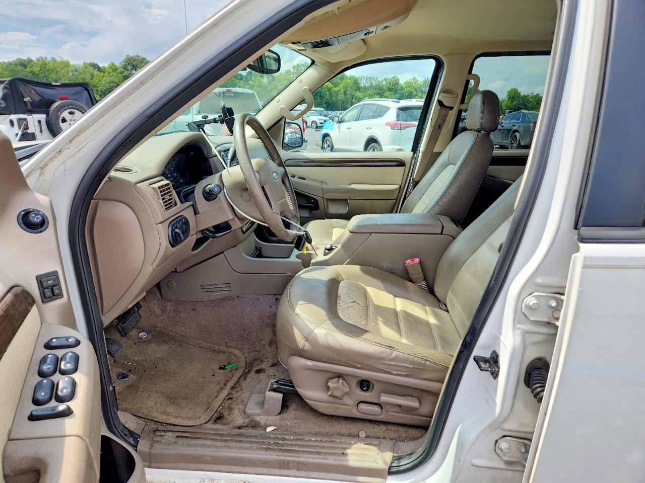 2003 Ford Explorer Eddie Bauer White vin: 1FMZU74K63UB11239