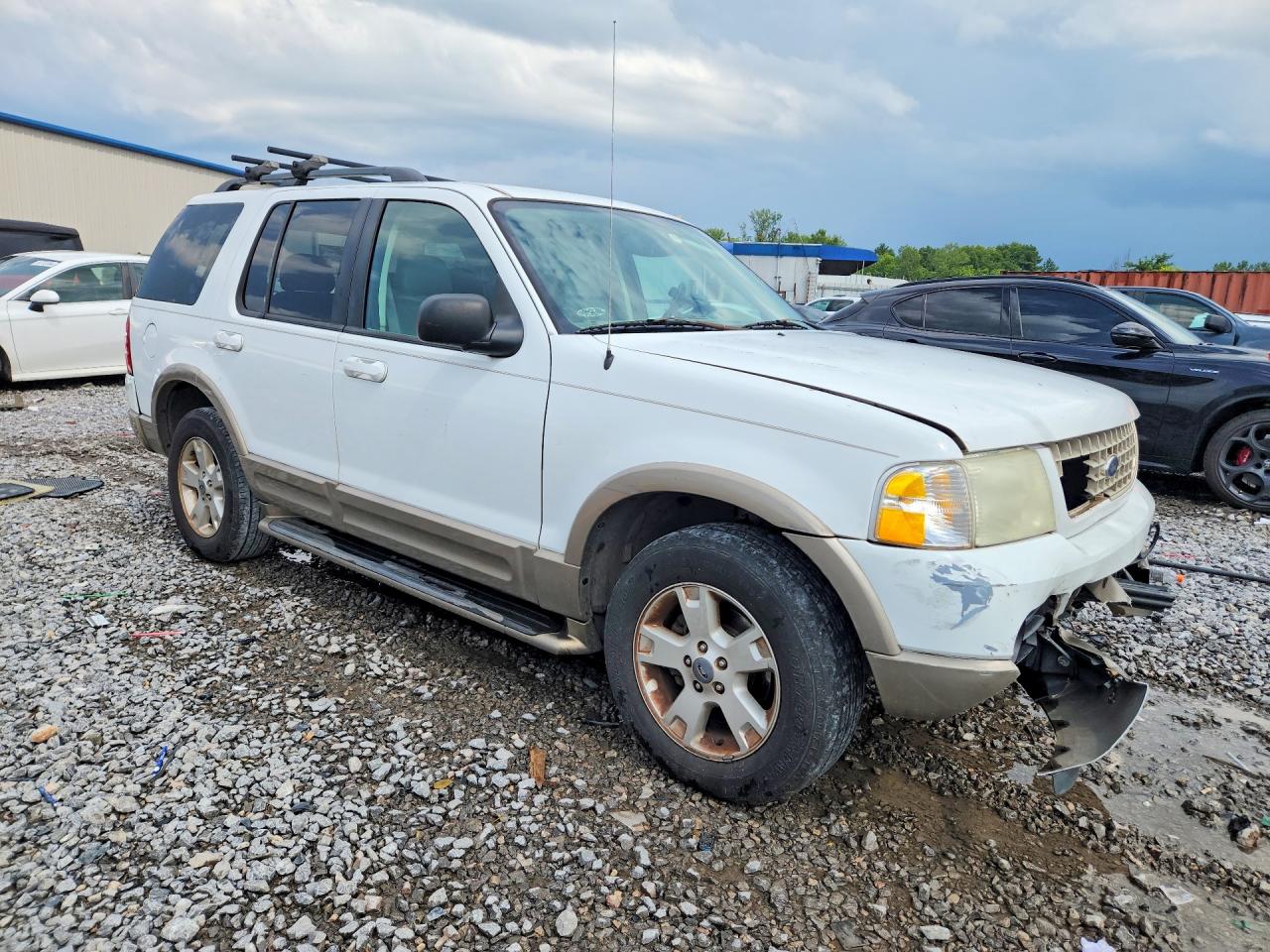 2003 Ford Explorer Eddie Bauer White vin: 1FMZU74K63UB11239