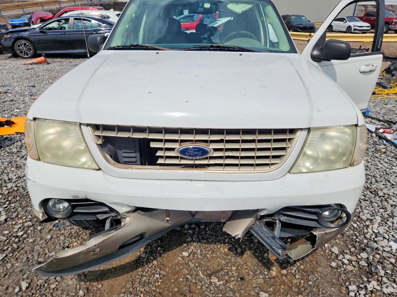 2003 Ford Explorer Eddie Bauer White vin: 1FMZU74K63UB11239