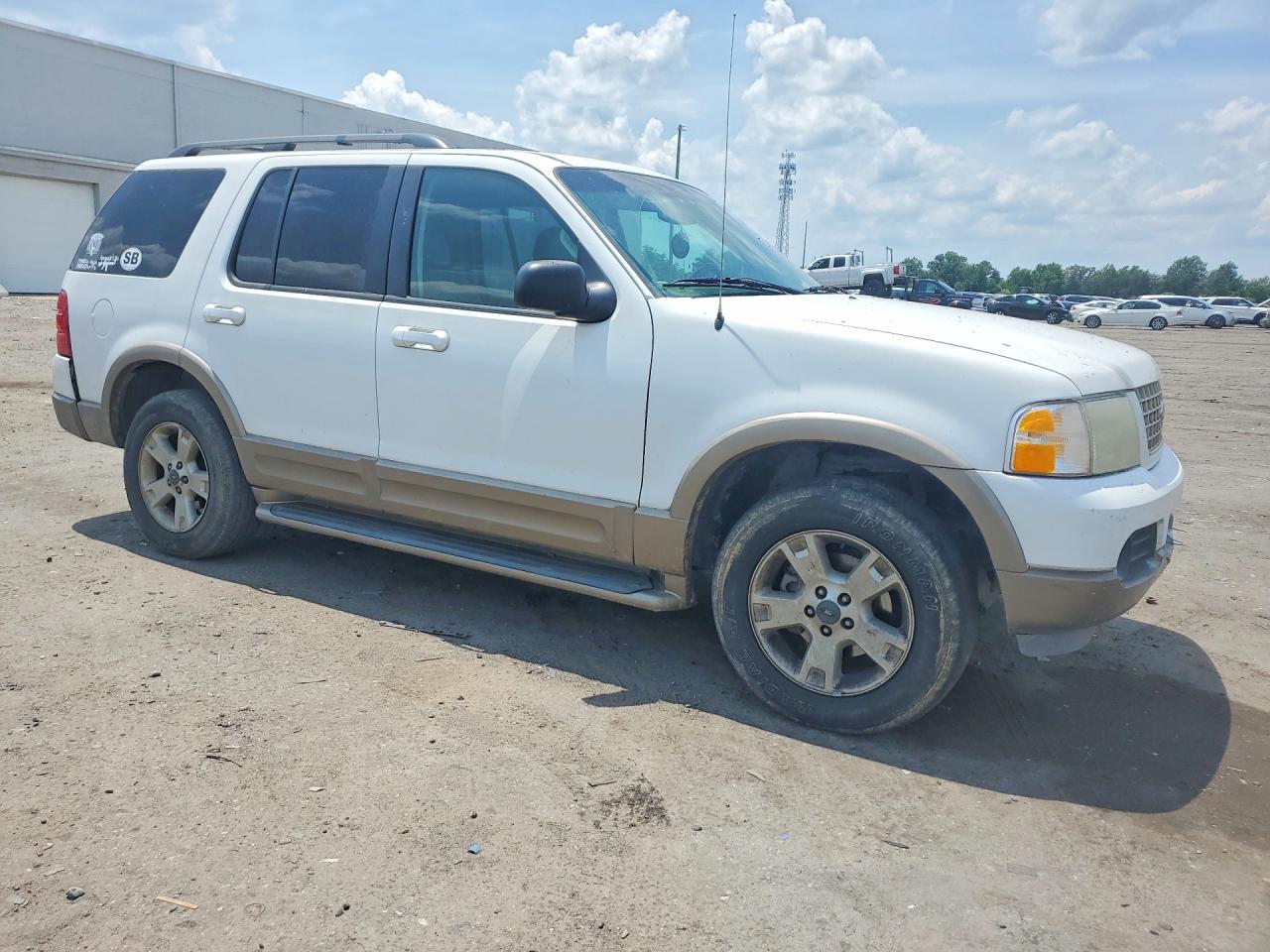 2003 Ford Explorer Eddie Bauer White vin: 1FMZU74K73UA90451
