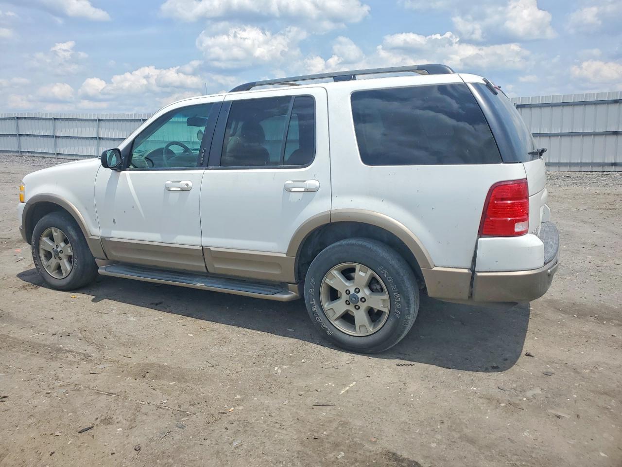 2003 Ford Explorer Eddie Bauer White vin: 1FMZU74K73UA90451
