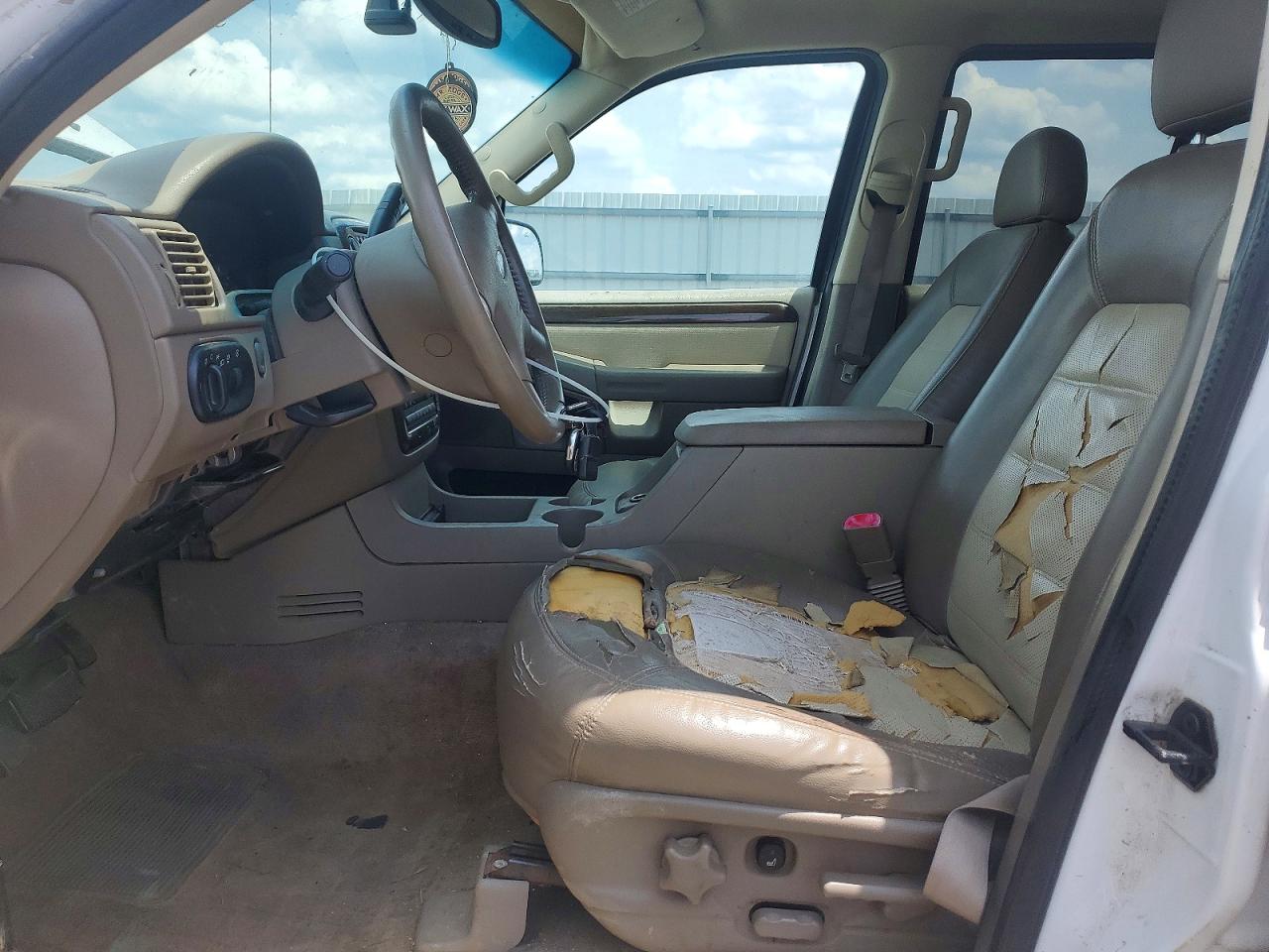 2003 Ford Explorer Eddie Bauer White vin: 1FMZU74K73UA90451