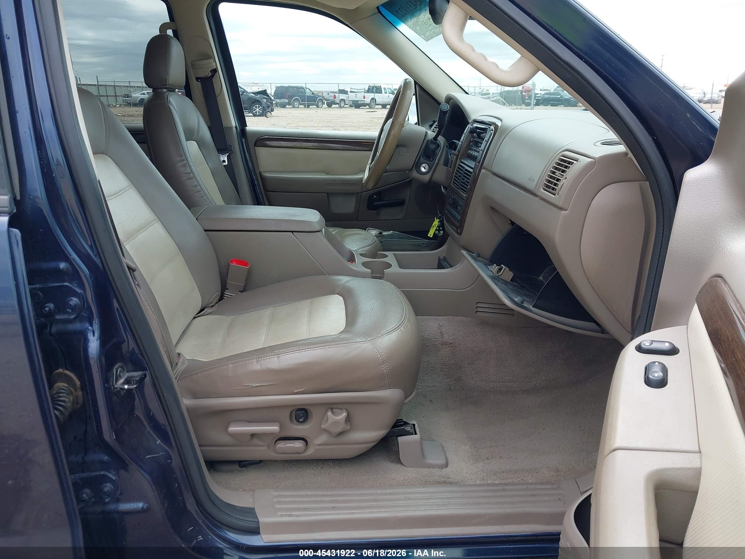 2003 Ford Explorer Eddie Bauer Blue vin: 1FMZU74K73ZA88928