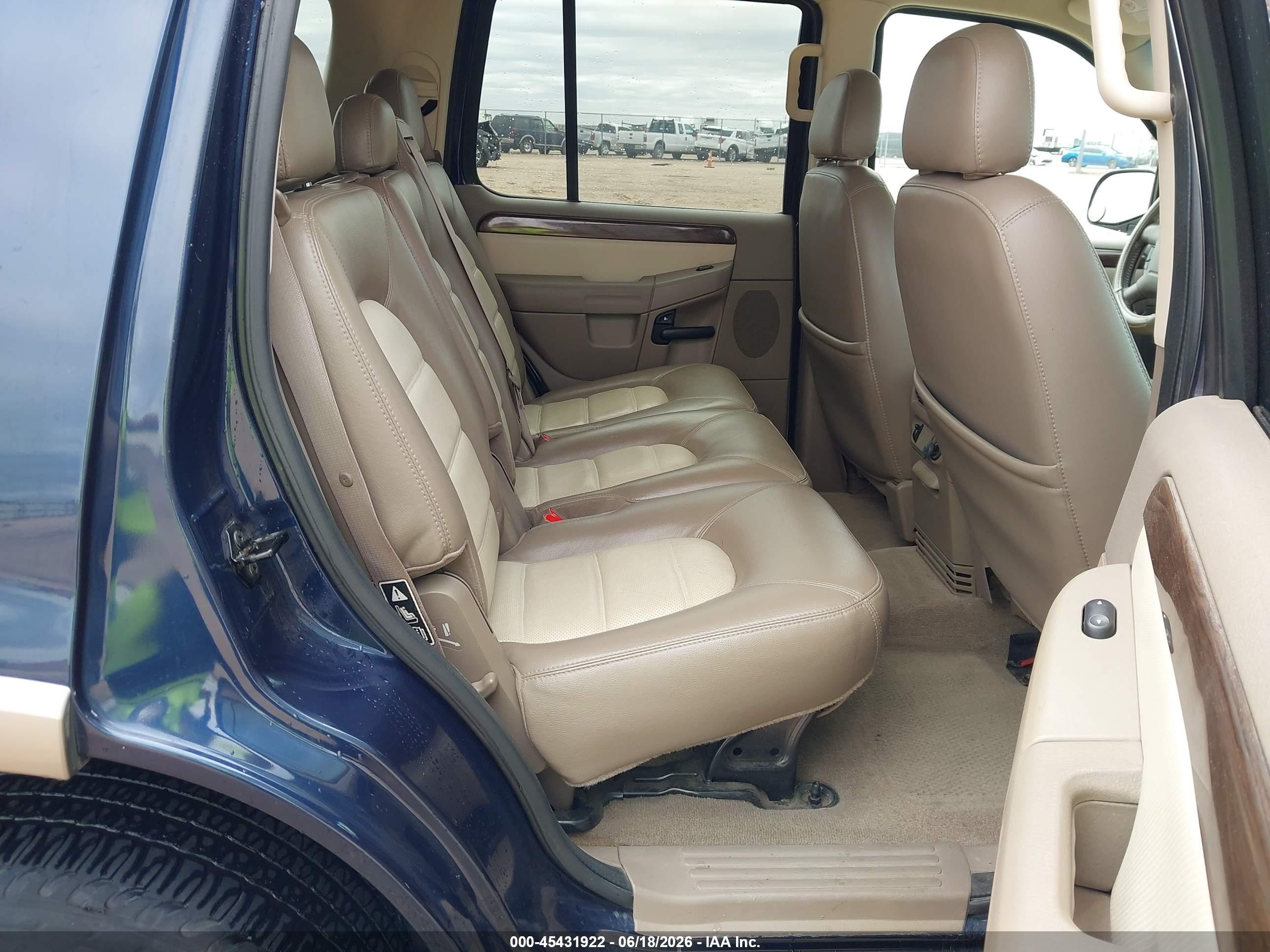 2003 Ford Explorer Eddie Bauer Blue vin: 1FMZU74K73ZA88928