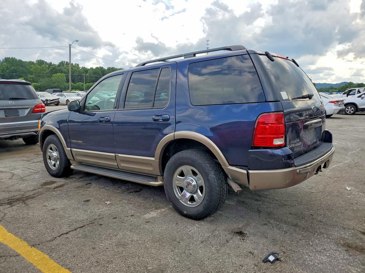 2002 Ford Explorer Eddie Bauer Синий vin: 1FMZU74KX2UD46256