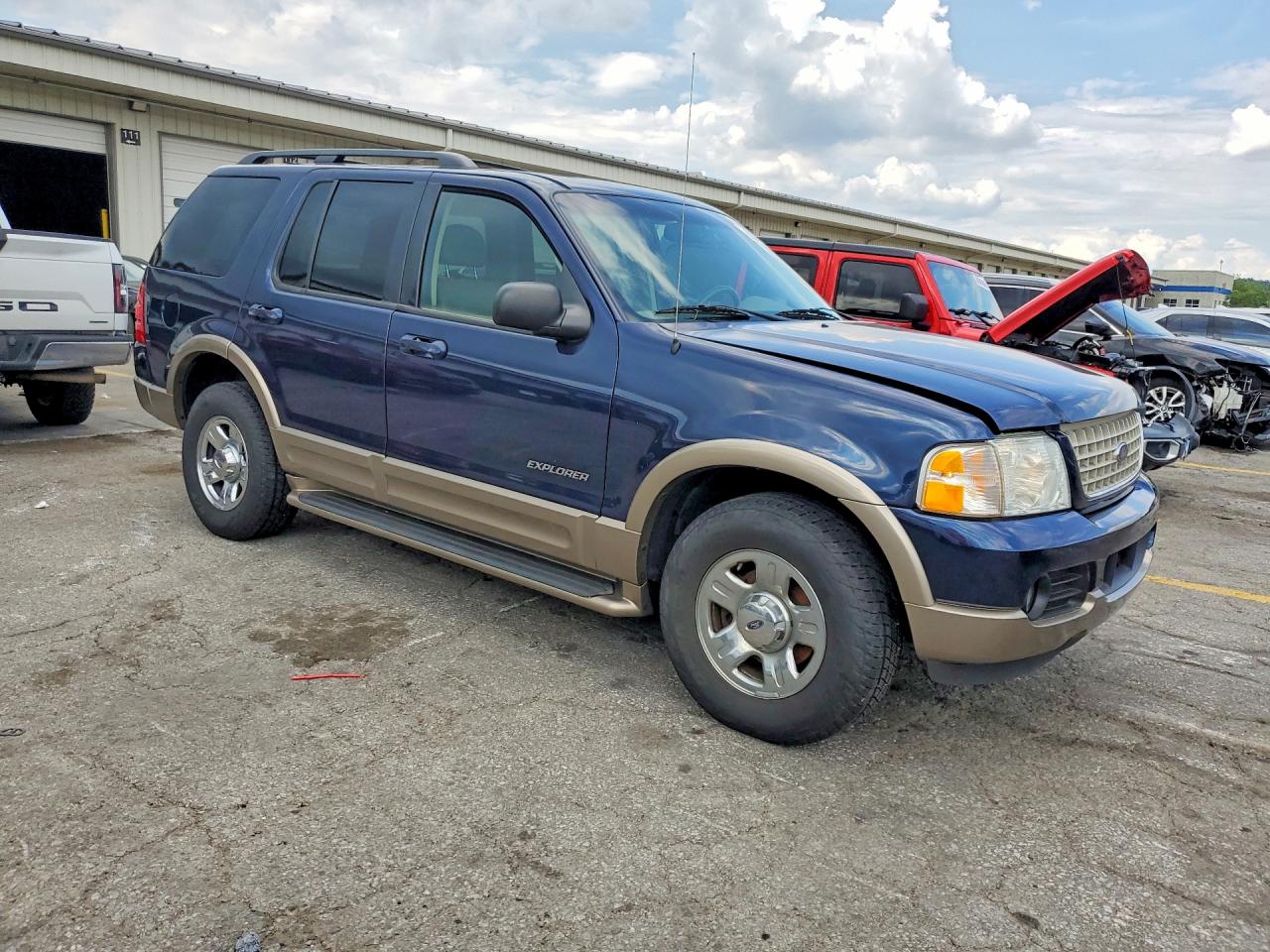 2002 Ford Explorer Eddie Bauer Синий vin: 1FMZU74KX2UD46256