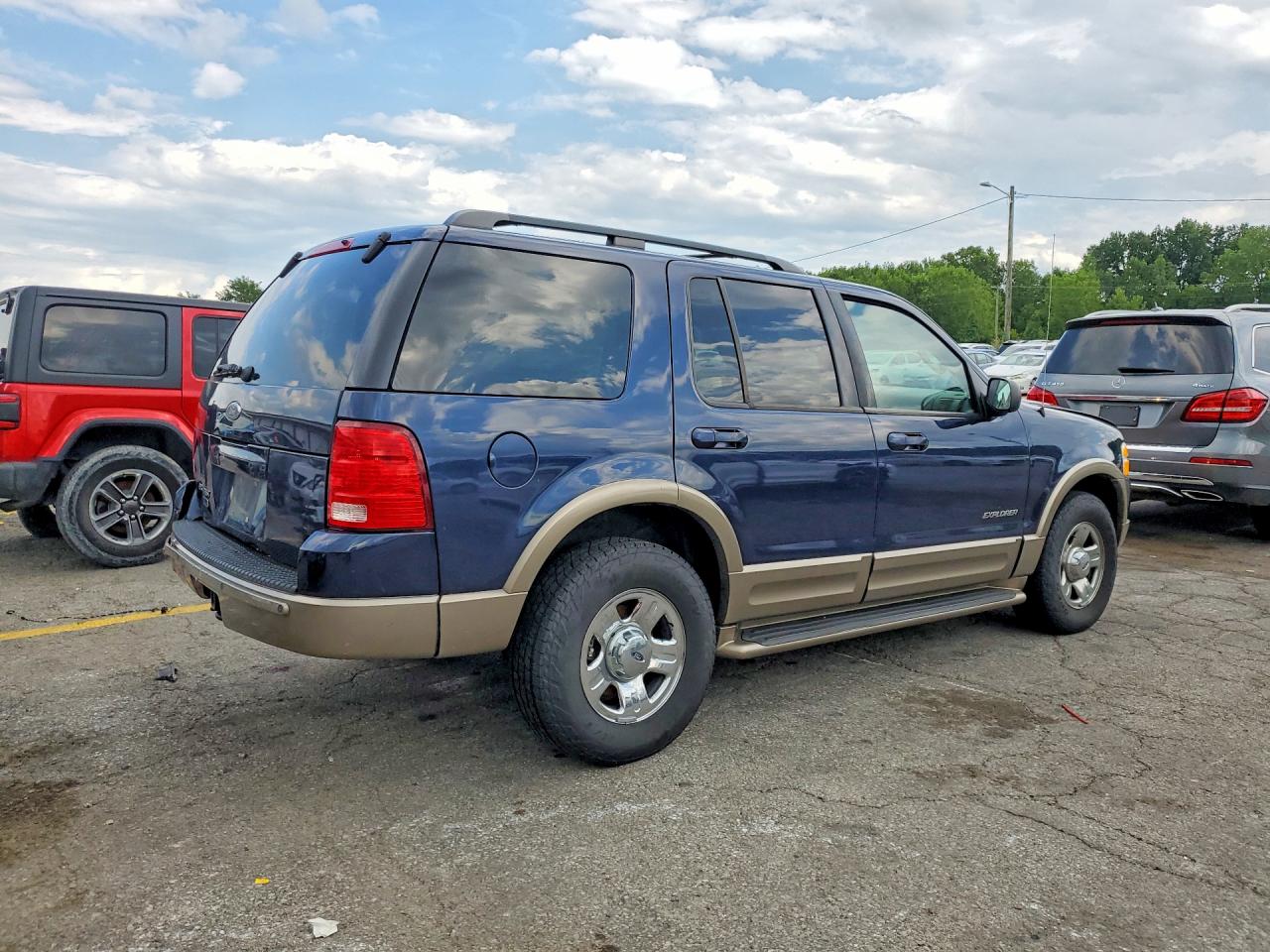 2002 Ford Explorer Eddie Bauer Синий vin: 1FMZU74KX2UD46256