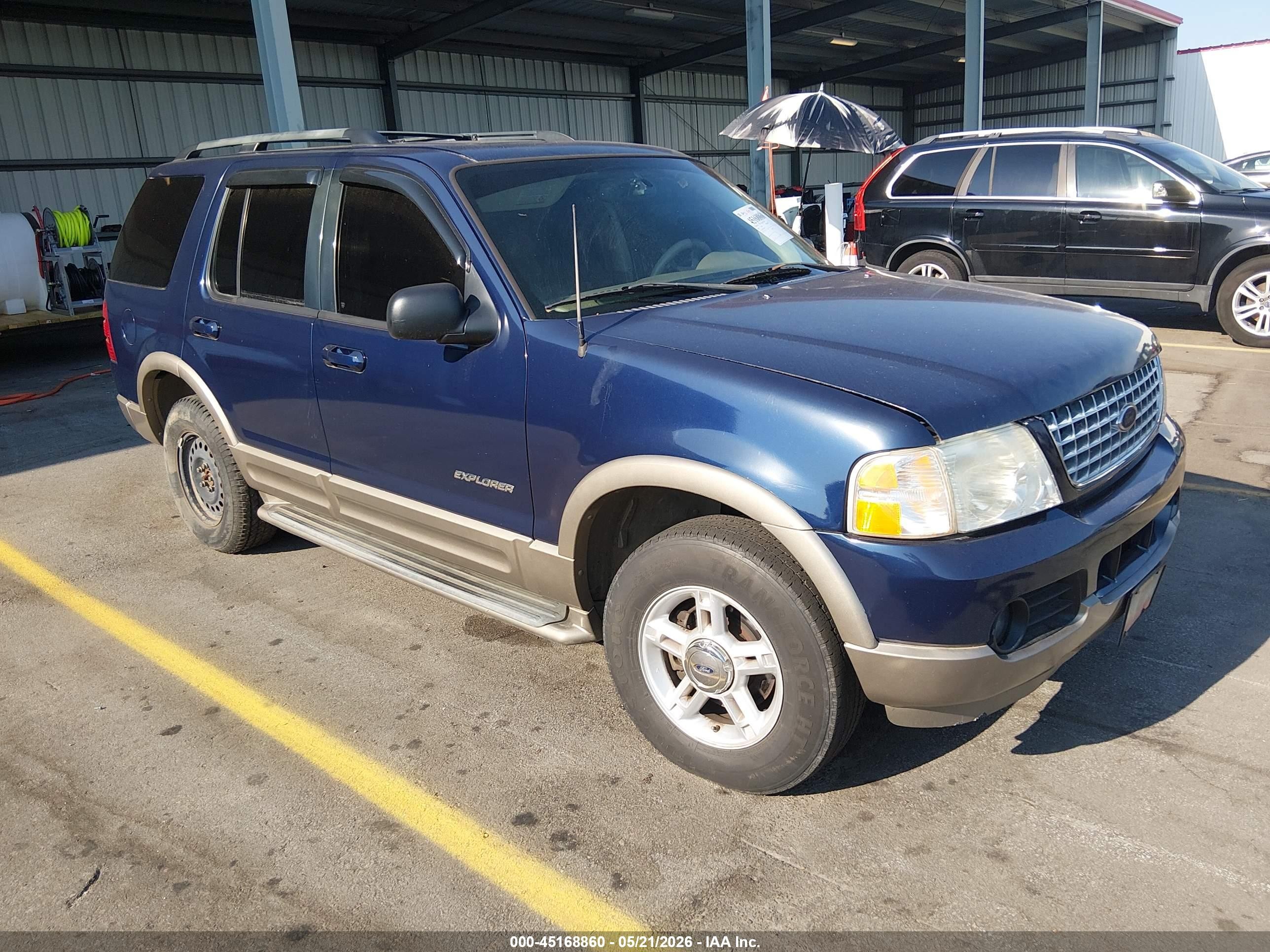2004 Ford Explorer Eddie Bauer Синий vin: 1FMZU74W04UB00323