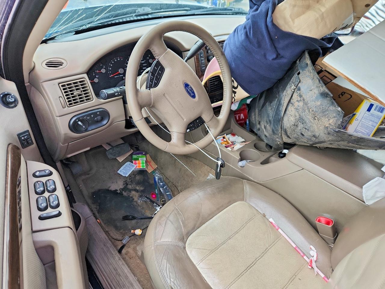 2003 Ford Explorer Eddie Bauer Blue vin: 1FMZU74W23UB39445
