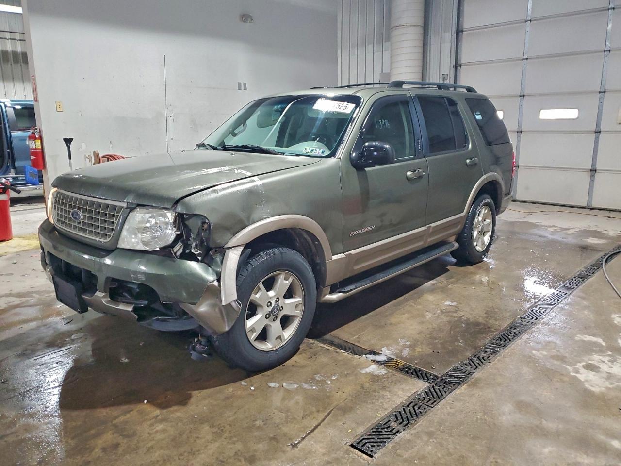 2004 Ford Explorer Eddie Bauer Green vin: 1FMZU74W24UB46025