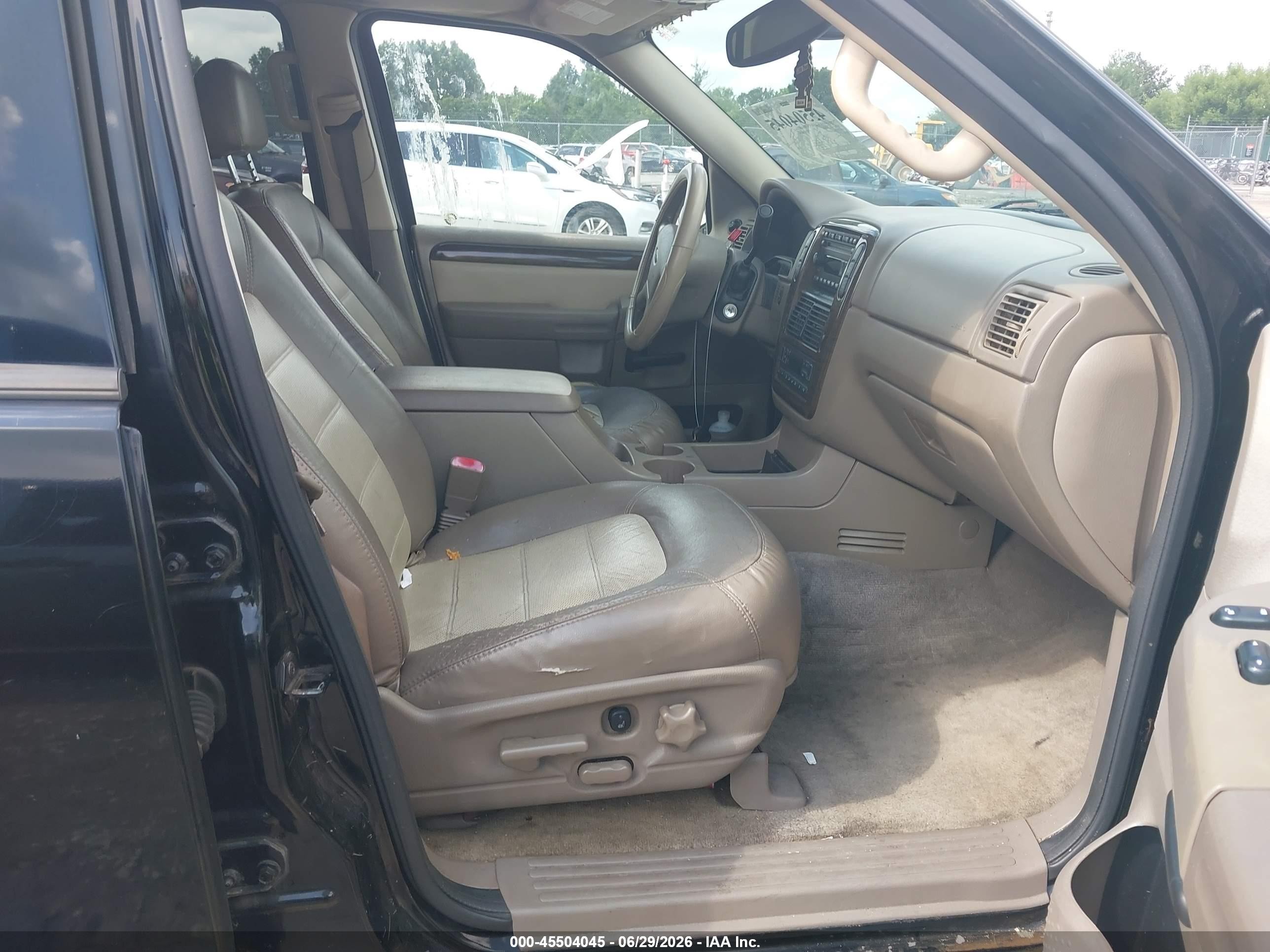 2003 Ford Explorer Eddie Bauer Black vin: 1FMZU74W33ZB18381