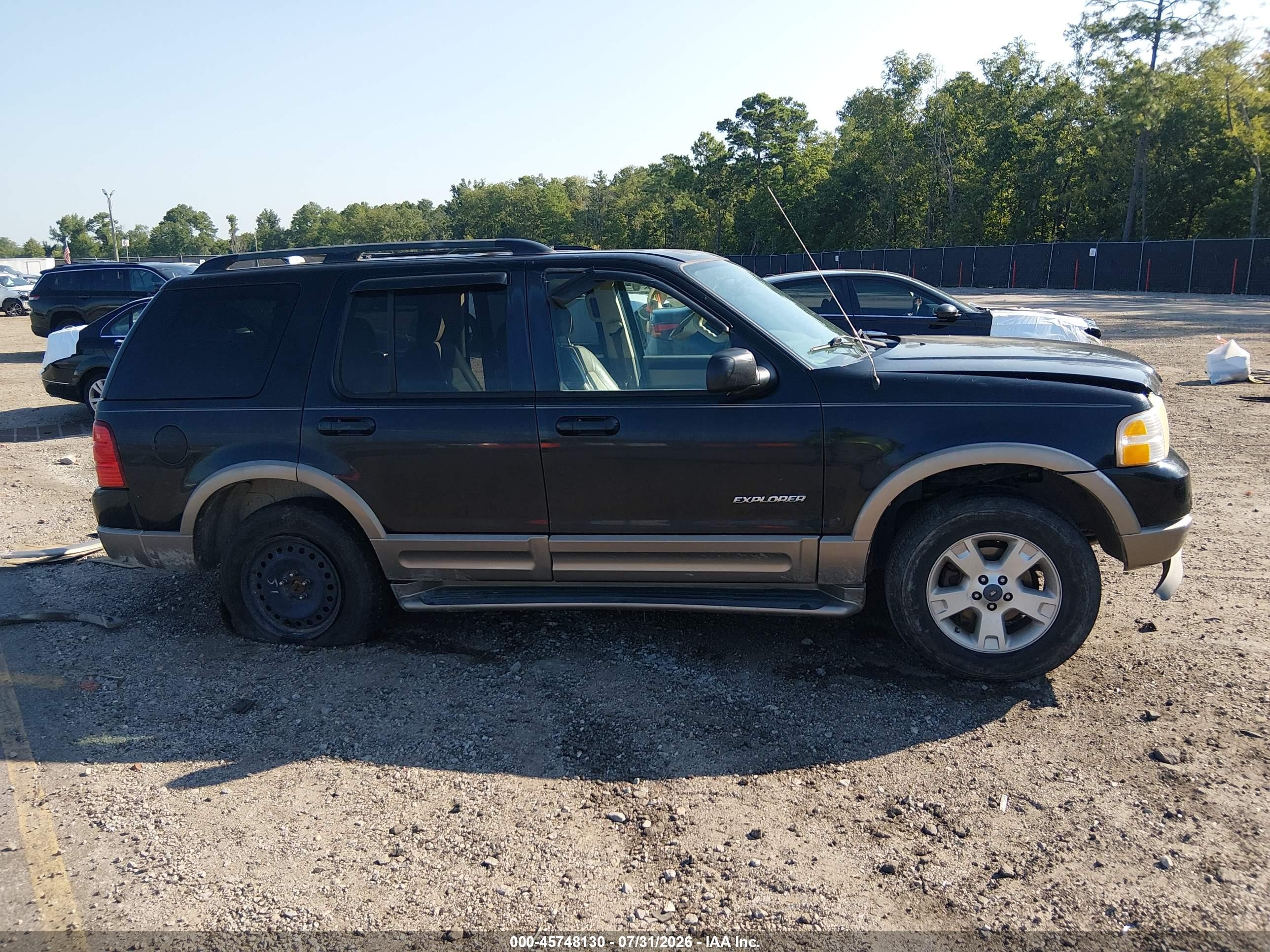 2004 Ford Explorer Eddie Bauer Black vin: 1FMZU74W34ZA84119