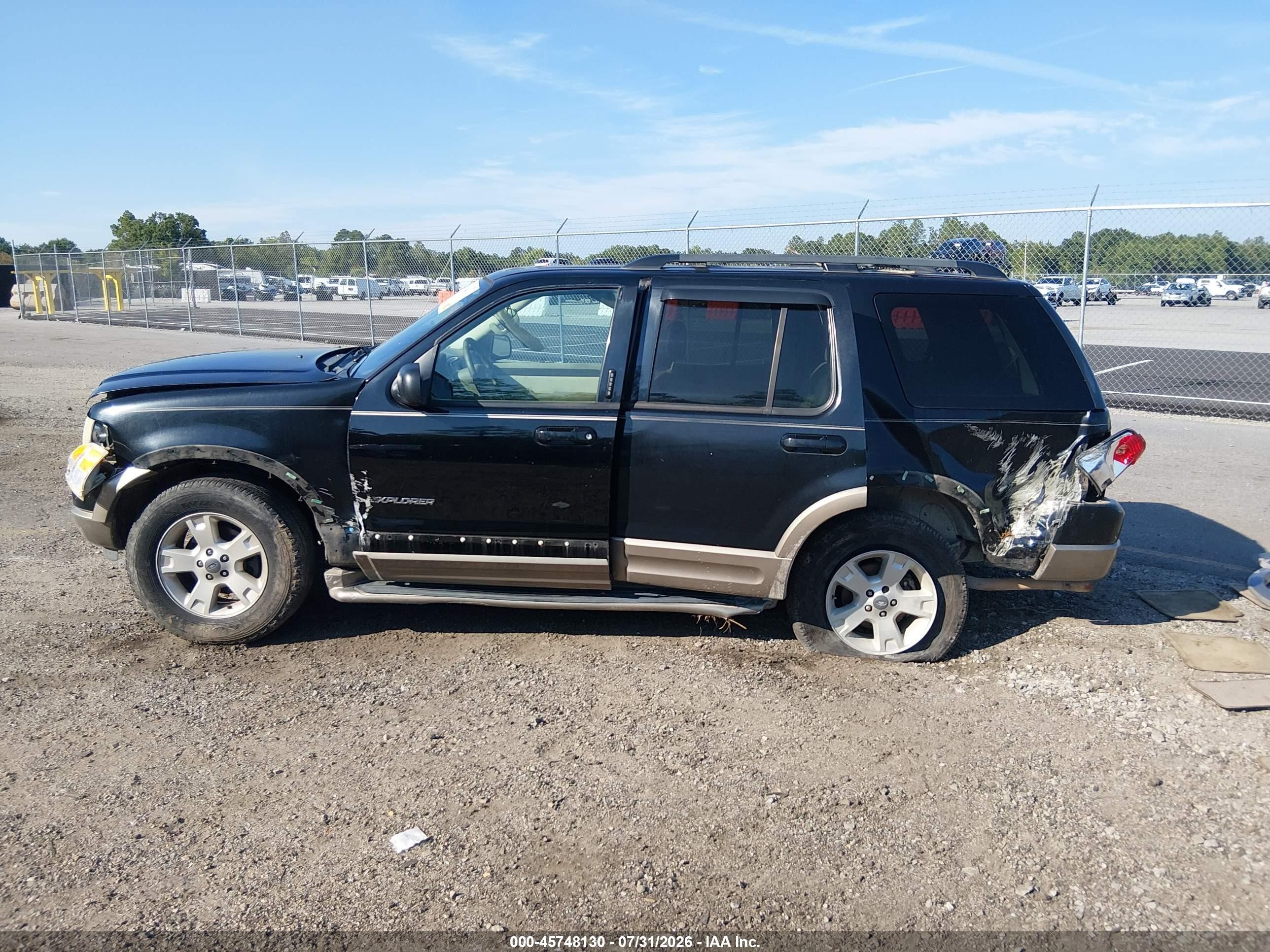 2004 Ford Explorer Eddie Bauer Black vin: 1FMZU74W34ZA84119
