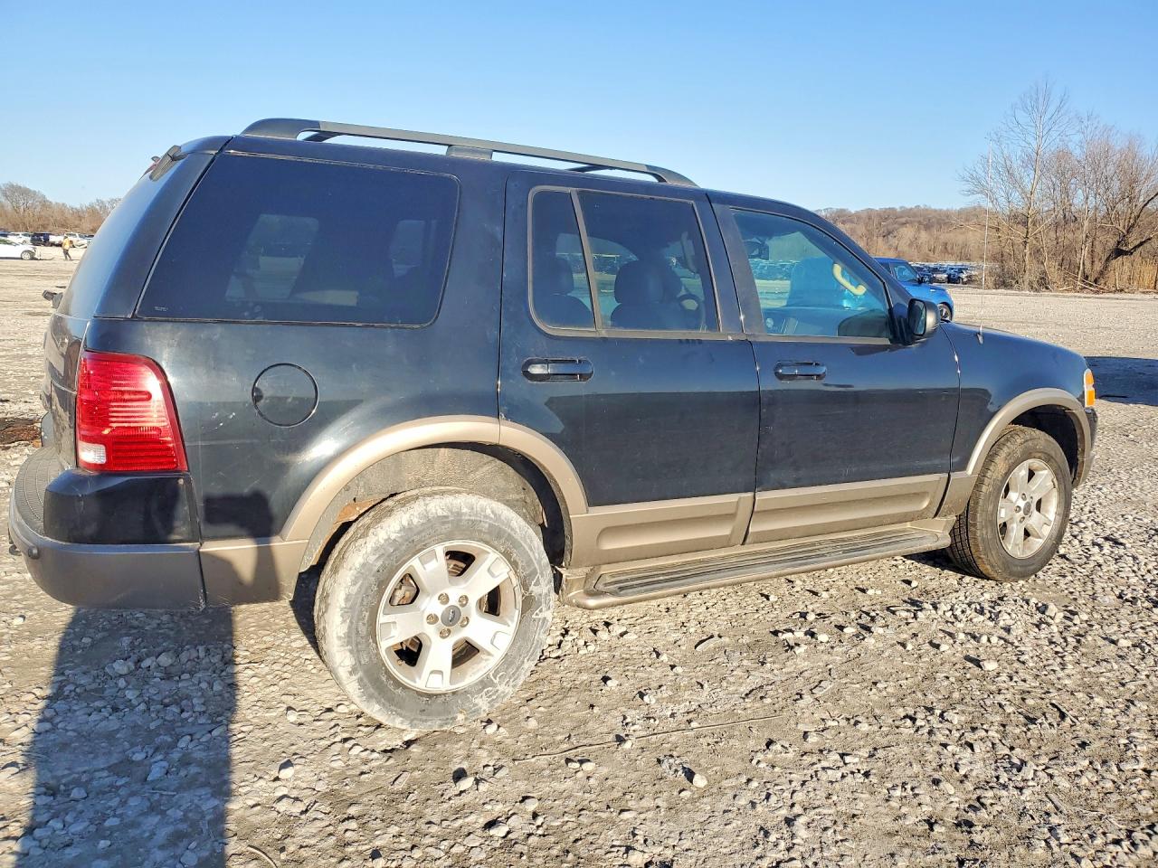2003 Ford Explorer Eddie Bauer Black vin: 1FMZU74W43UB53671