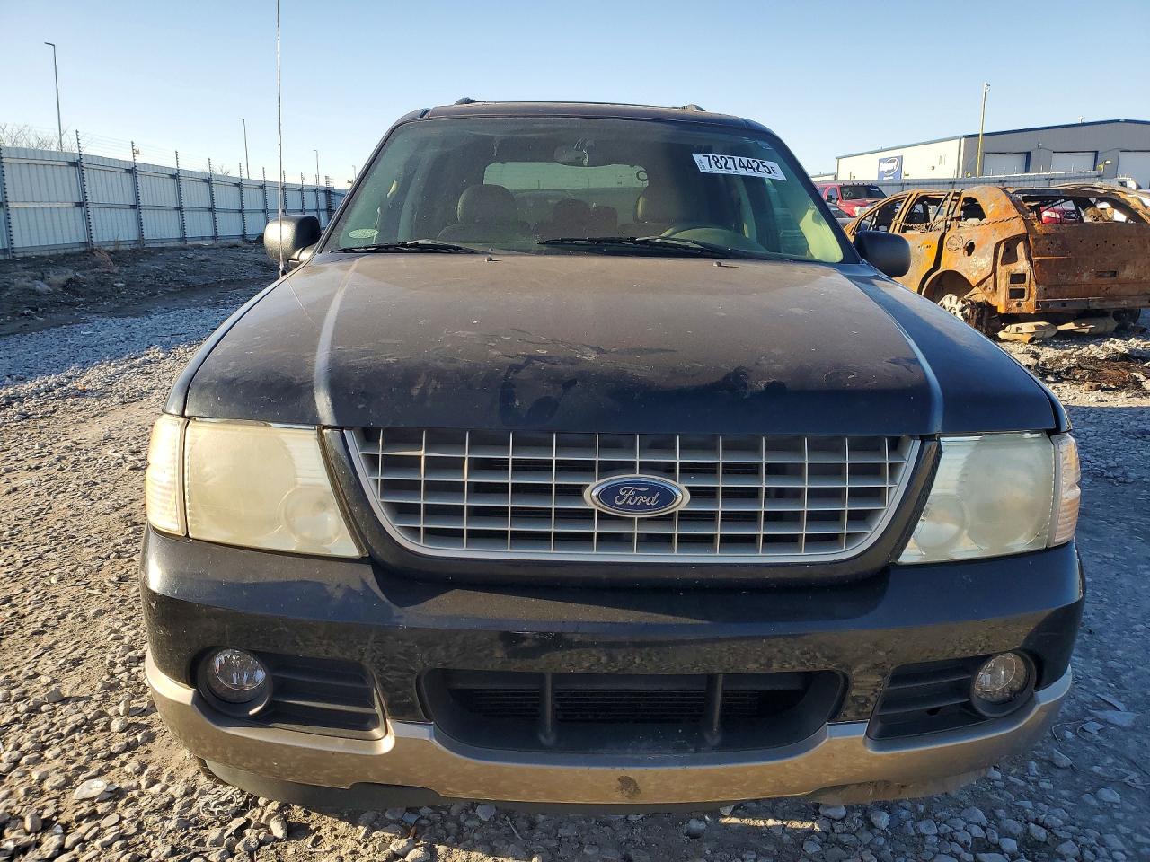 2003 Ford Explorer Eddie Bauer Black vin: 1FMZU74W43UB53671