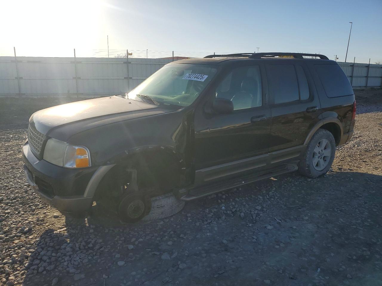 2003 Ford Explorer Eddie Bauer Black vin: 1FMZU74W43UB53671