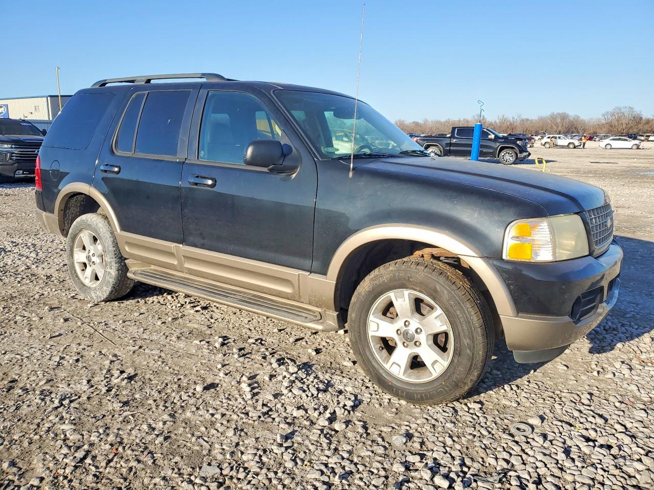 2003 Ford Explorer Eddie Bauer Black vin: 1FMZU74W43UB53671