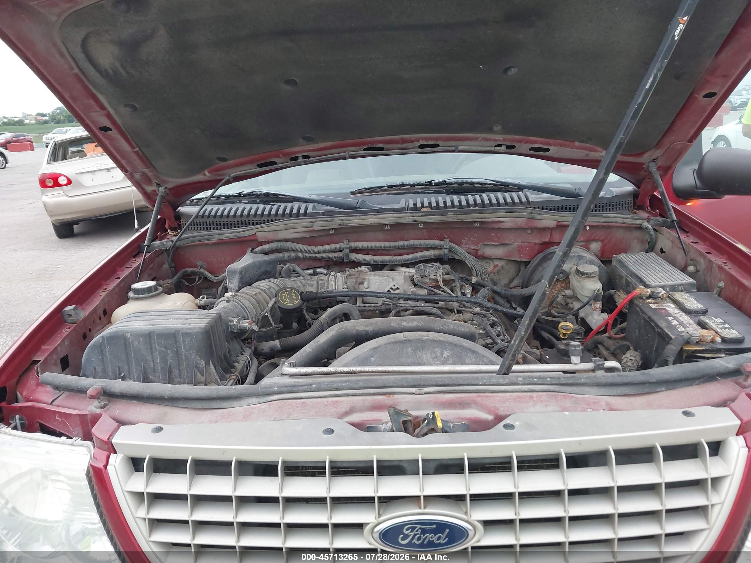 2004 Ford Explorer Eddie Bauer Red vin: 1FMZU74W44UB20753