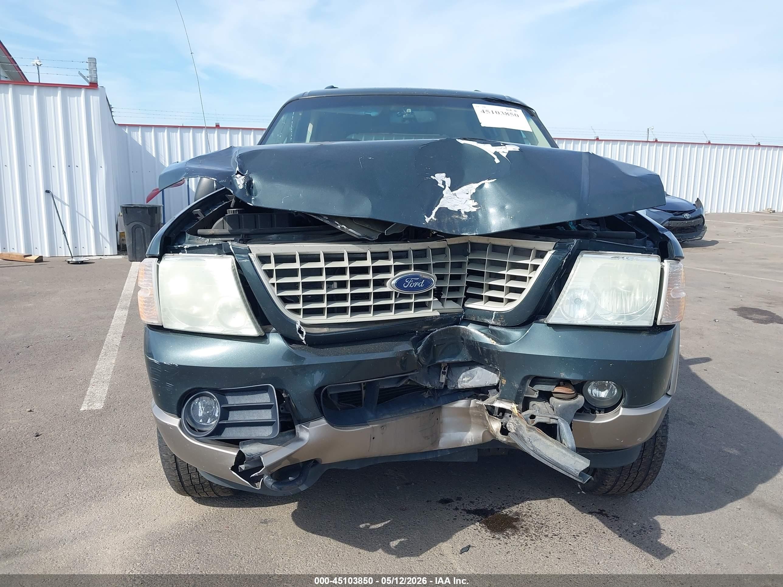 2004 Ford Explorer Eddie Bauer Green vin: 1FMZU74W54UB16887