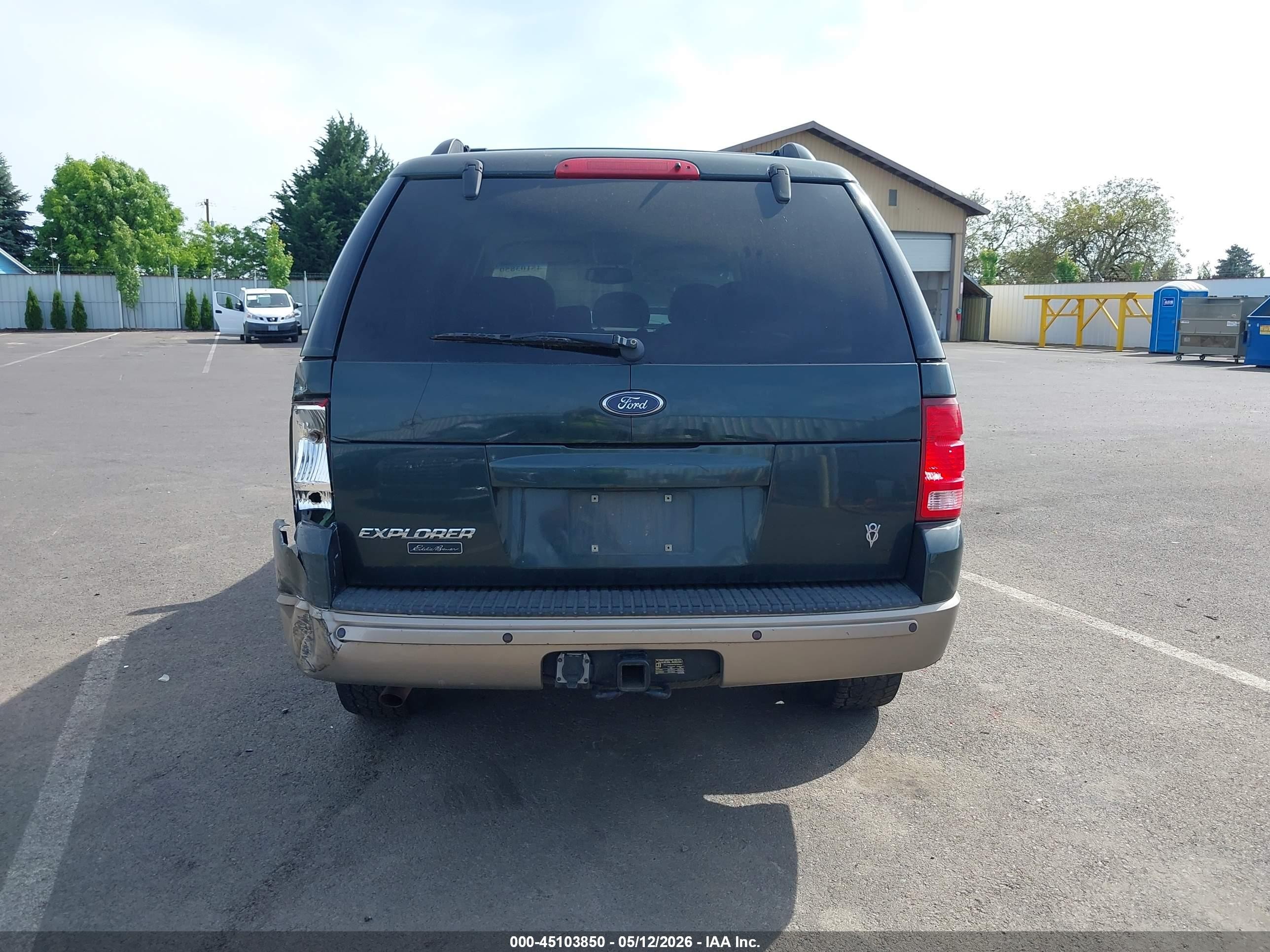 2004 Ford Explorer Eddie Bauer Green vin: 1FMZU74W54UB16887