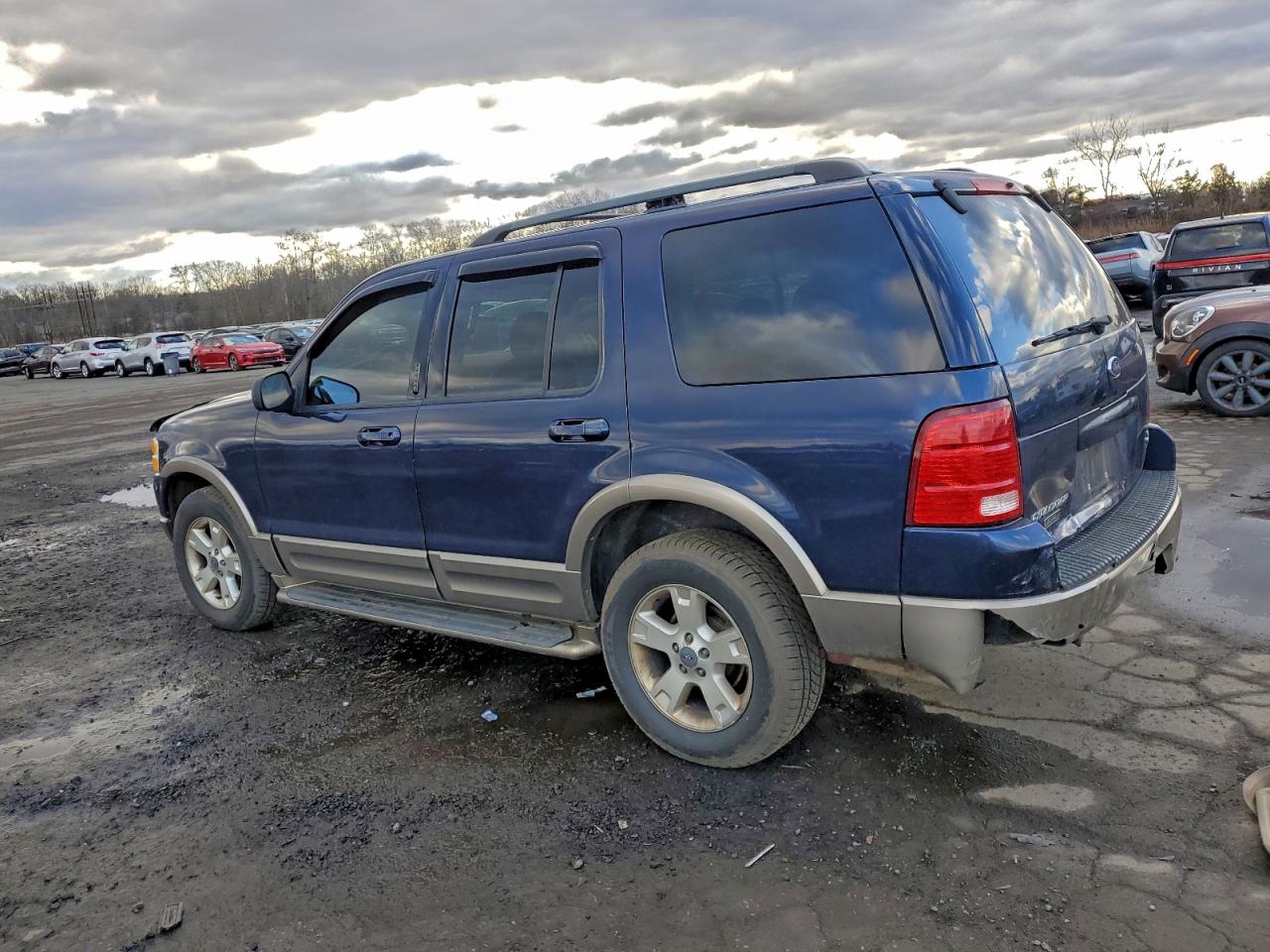 2003 Ford Explorer Eddie Bauer Blue vin: 1FMZU74W73ZB45874