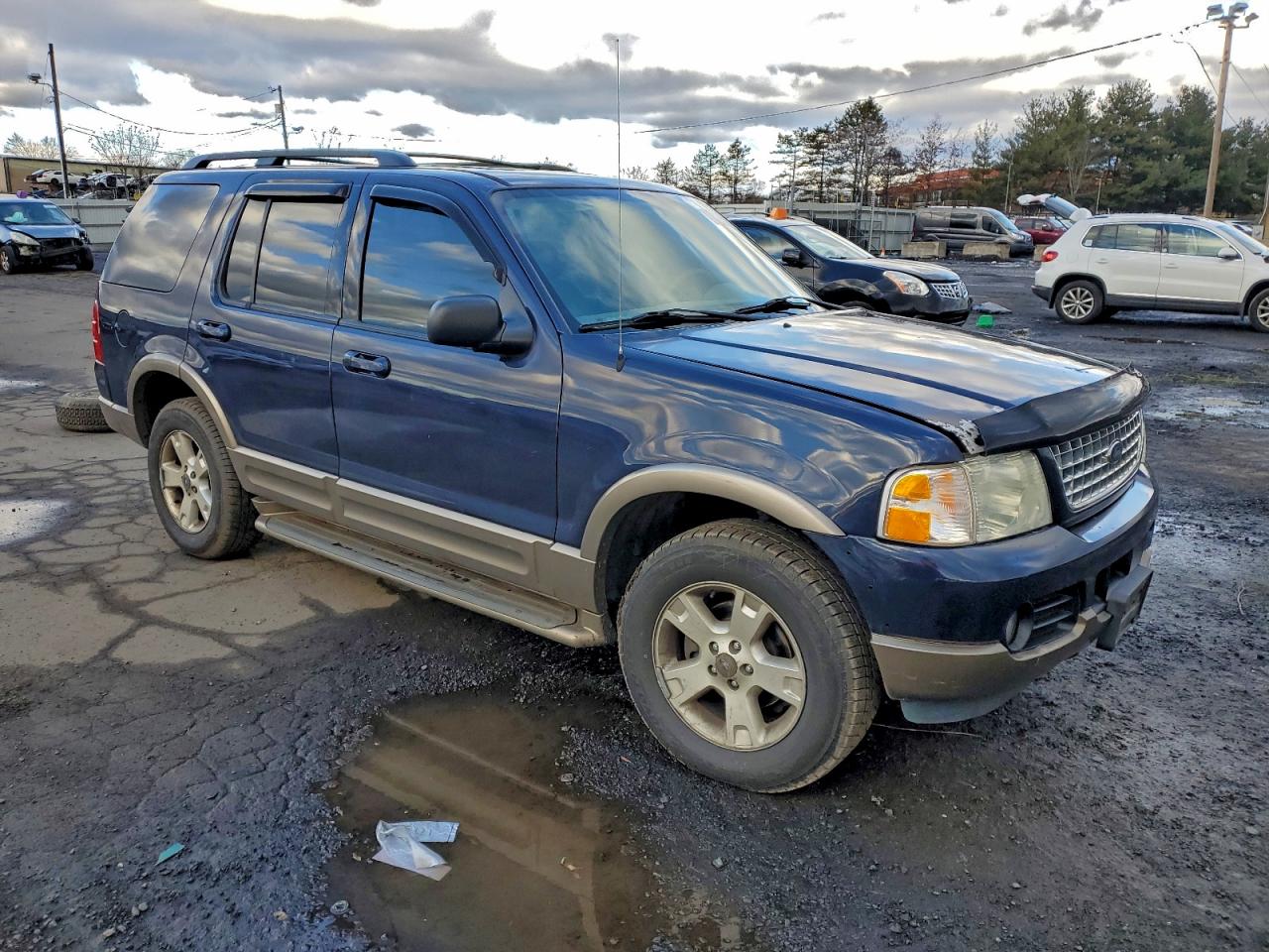 2003 Ford Explorer Eddie Bauer Blue vin: 1FMZU74W73ZB45874