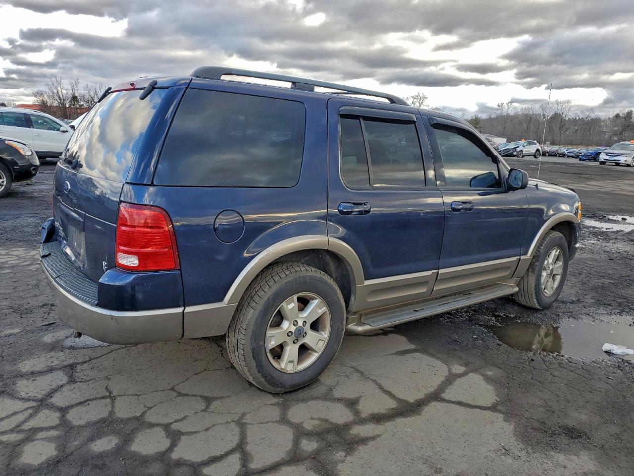 2003 Ford Explorer Eddie Bauer Blue vin: 1FMZU74W73ZB45874