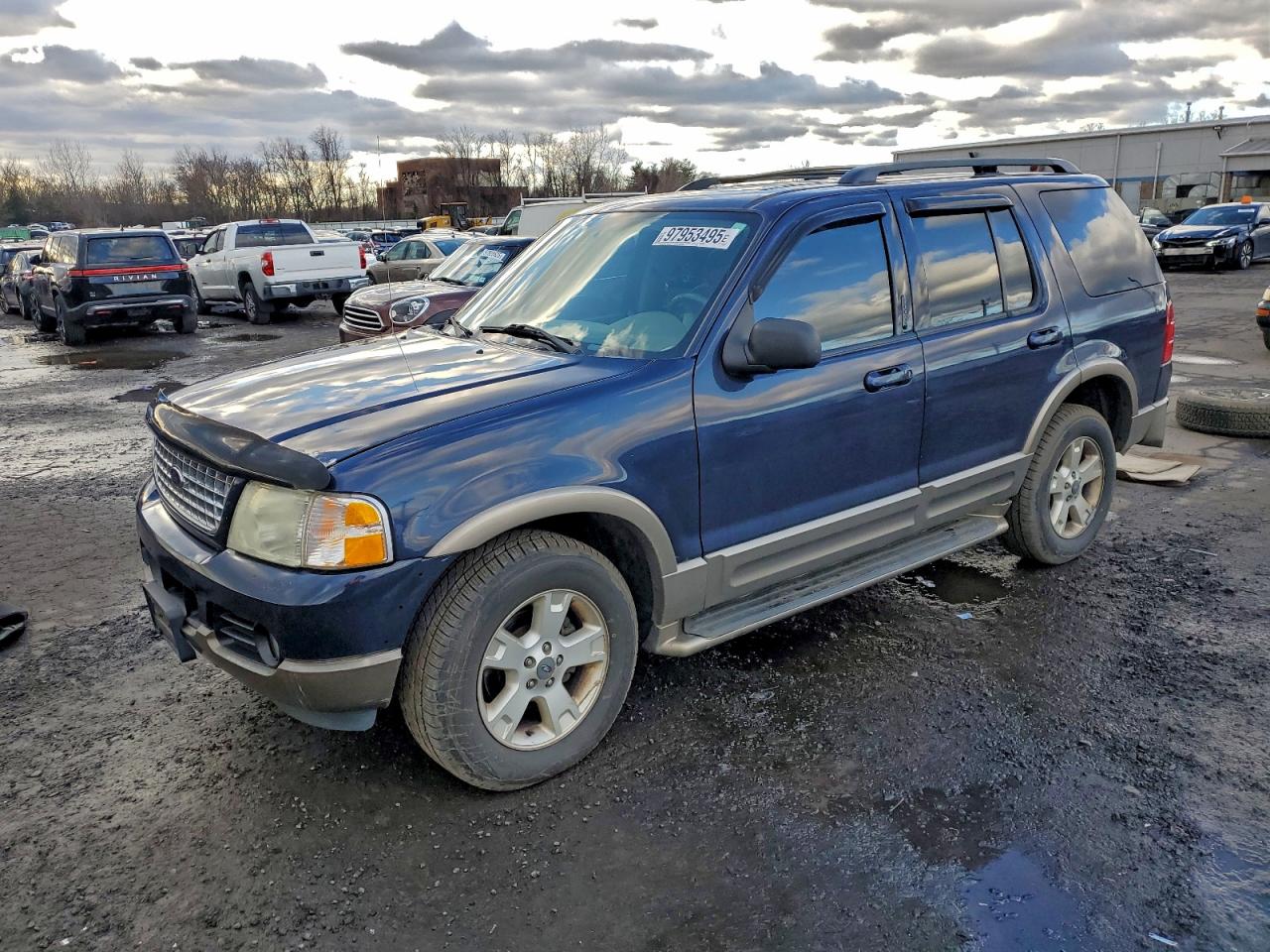 2003 Ford Explorer Eddie Bauer Blue vin: 1FMZU74W73ZB45874