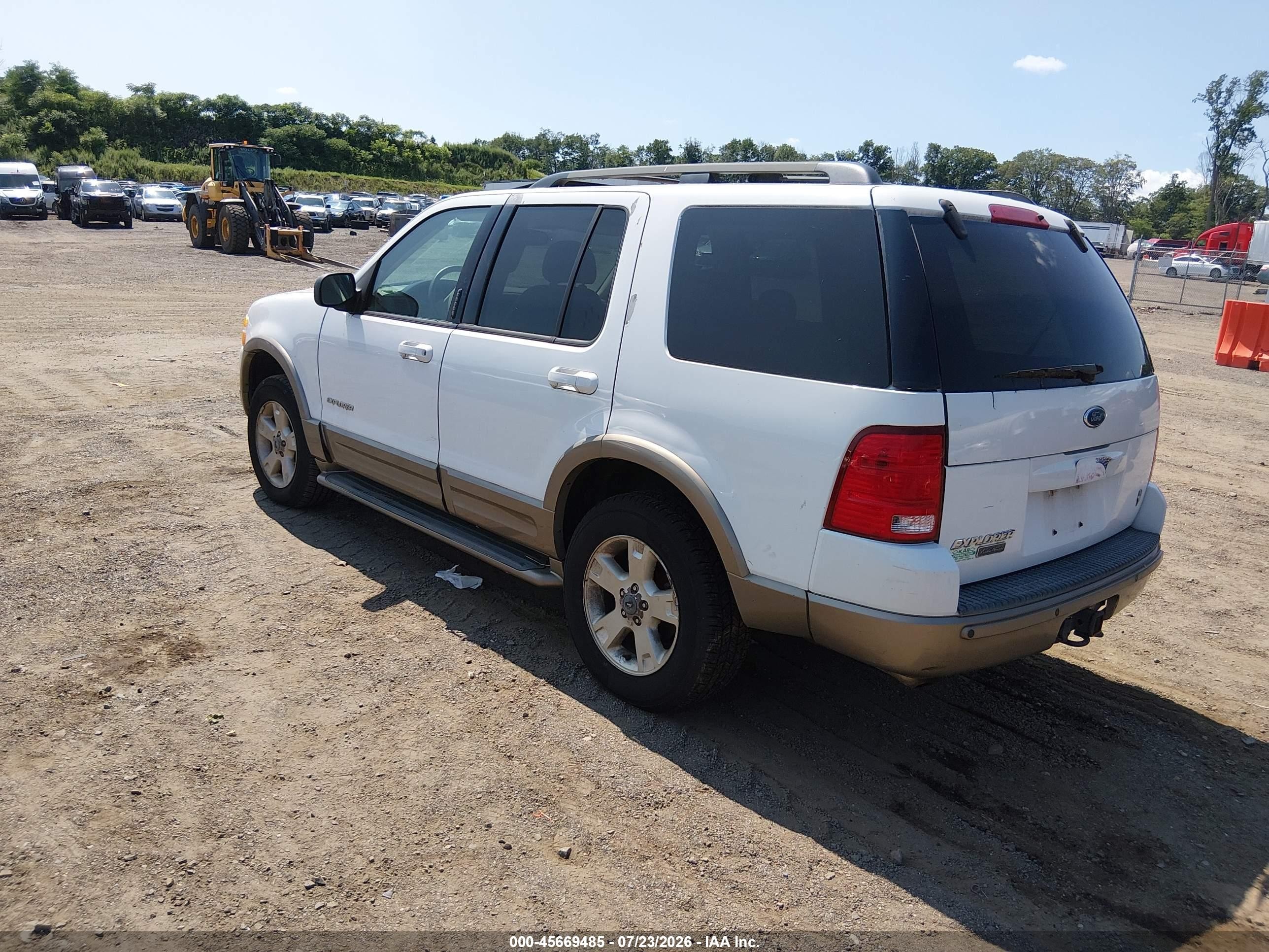 2004 Ford Explorer Eddie Bauer Белый vin: 1FMZU74W74UB78694