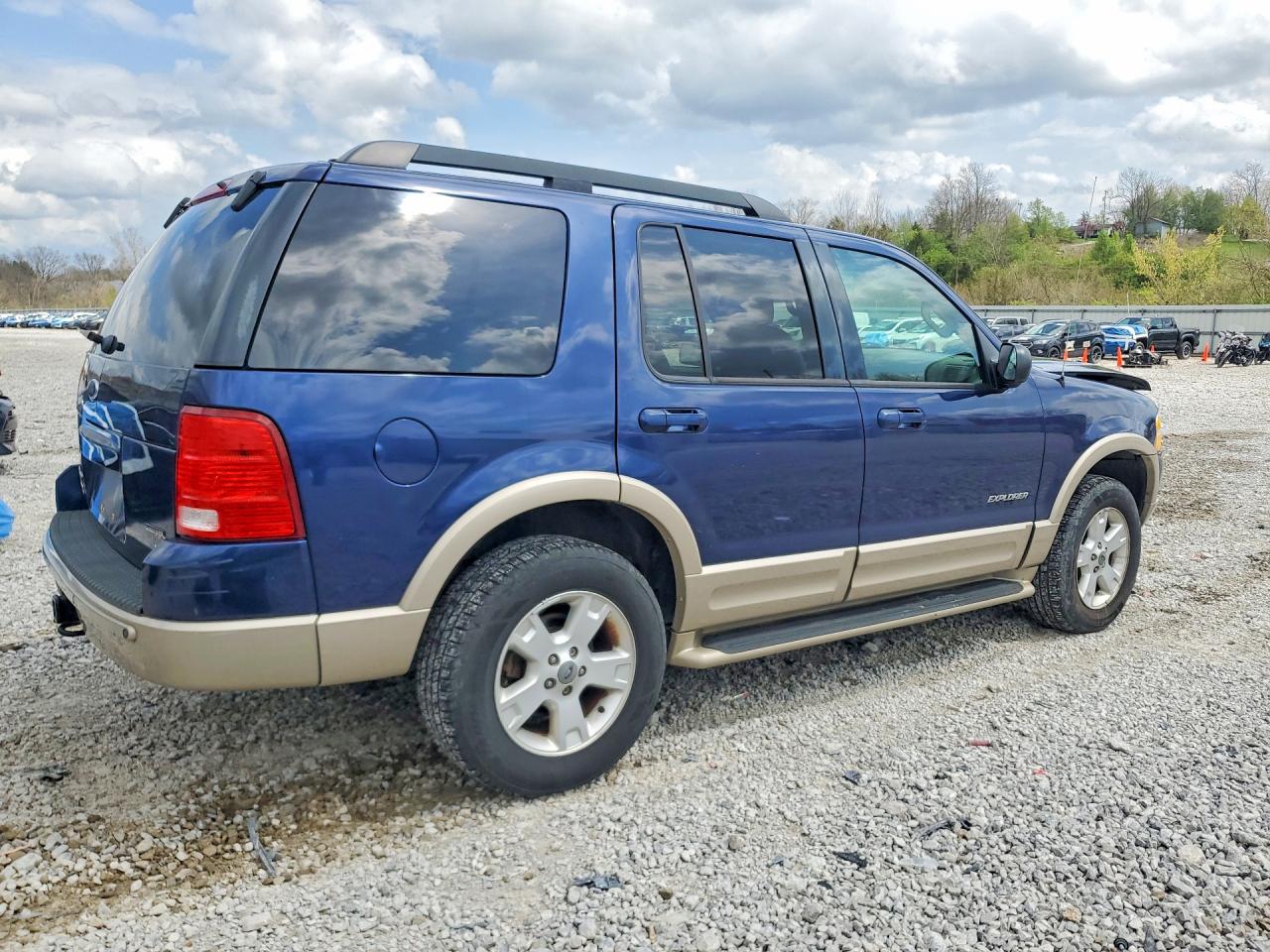 2005 Ford Explorer Eddie Bauer Blue vin: 1FMZU74W85UB18232