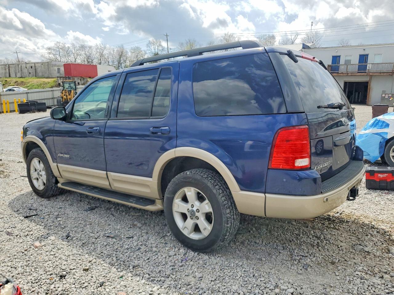 2005 Ford Explorer Eddie Bauer Blue vin: 1FMZU74W85UB18232