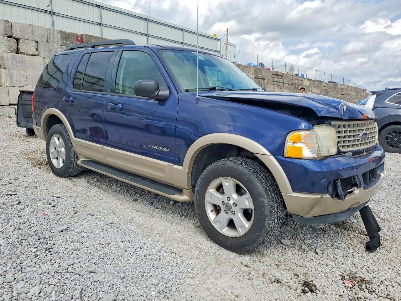 2005 Ford Explorer Eddie Bauer Blue vin: 1FMZU74W85UB18232