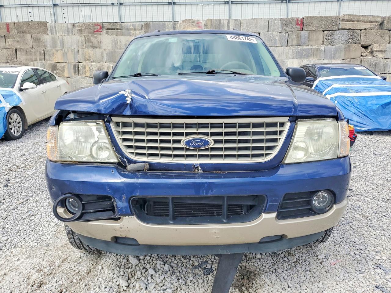 2005 Ford Explorer Eddie Bauer Blue vin: 1FMZU74W85UB18232