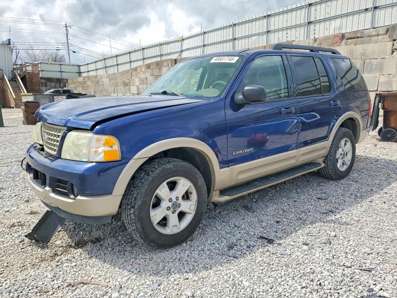 2005 Ford Explorer Eddie Bauer Blue vin: 1FMZU74W85UB18232