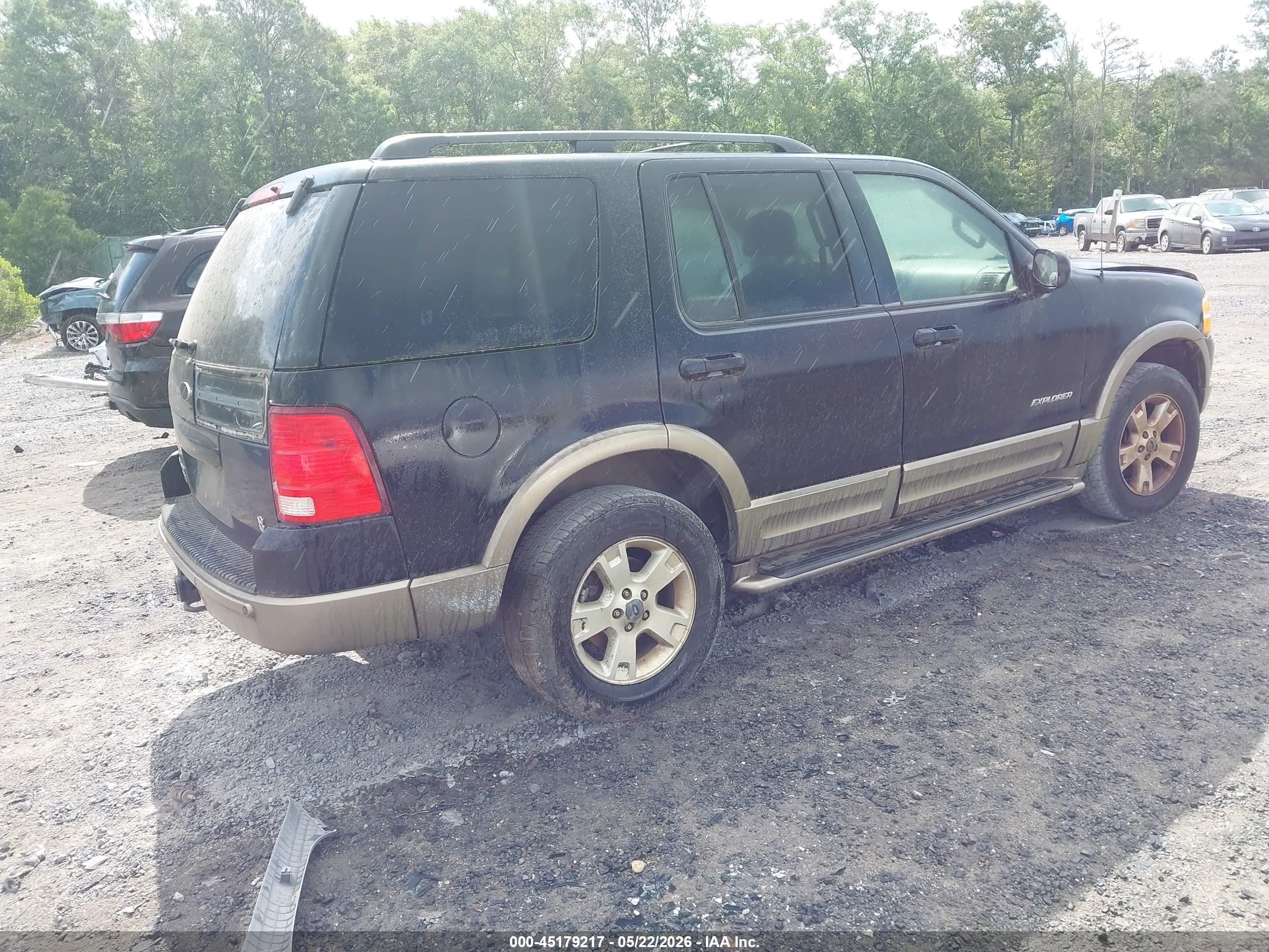 2004 Ford Explorer Eddie Bauer Black vin: 1FMZU74W94UC11517