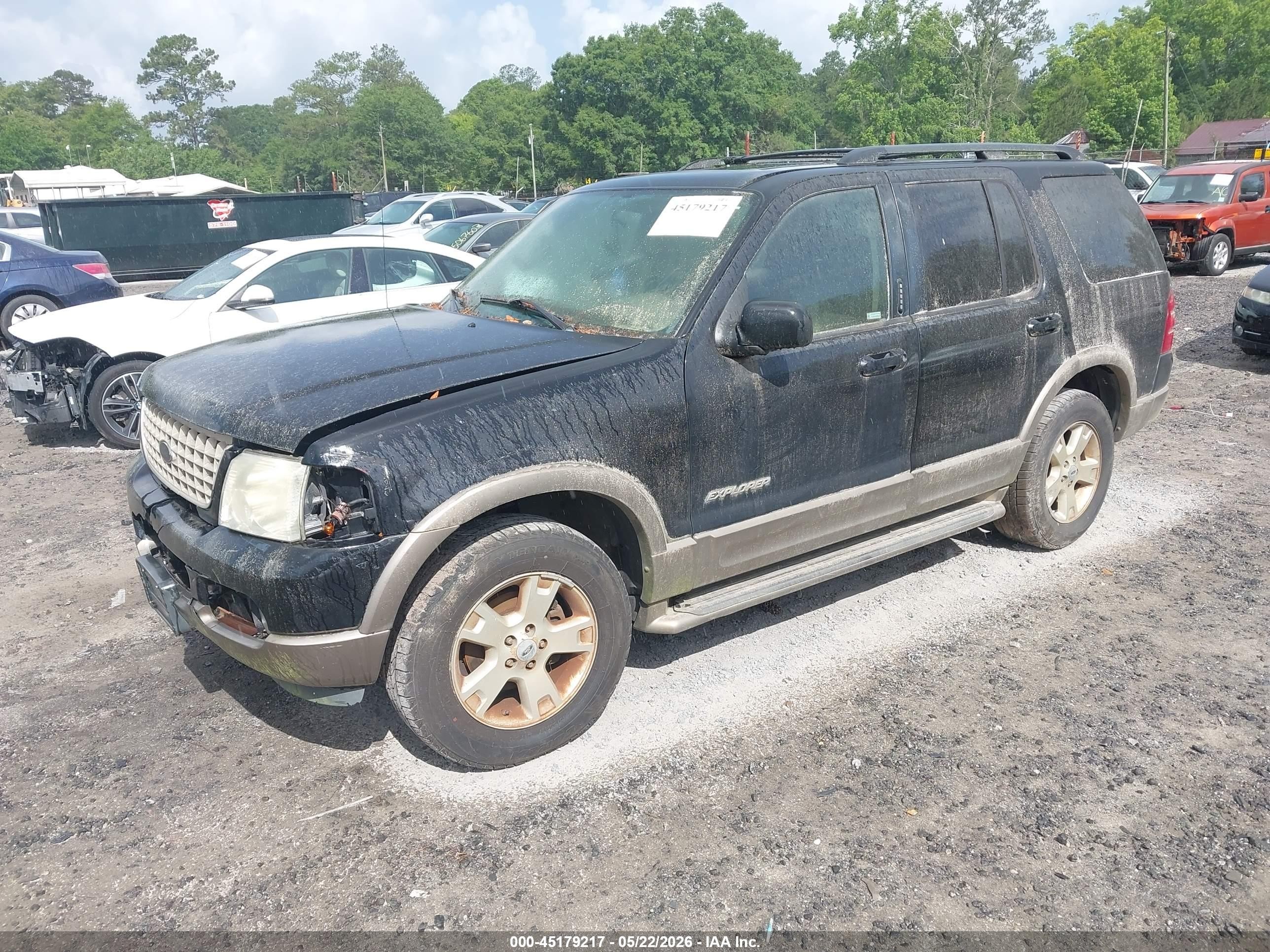 2004 Ford Explorer Eddie Bauer Black vin: 1FMZU74W94UC11517