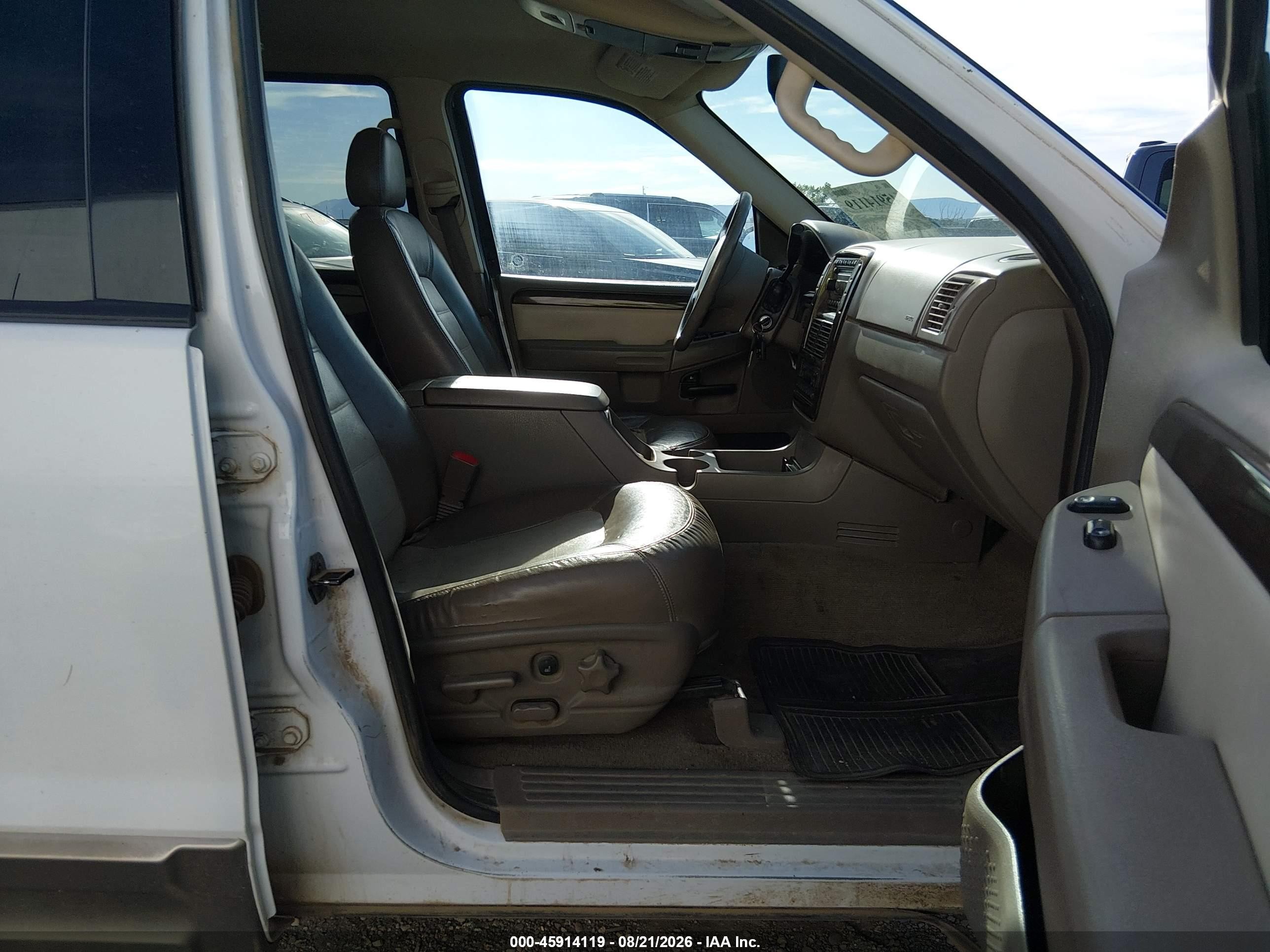 2003 Ford Explorer Eddie Bauer White vin: 1FMZU74WX3ZB30494