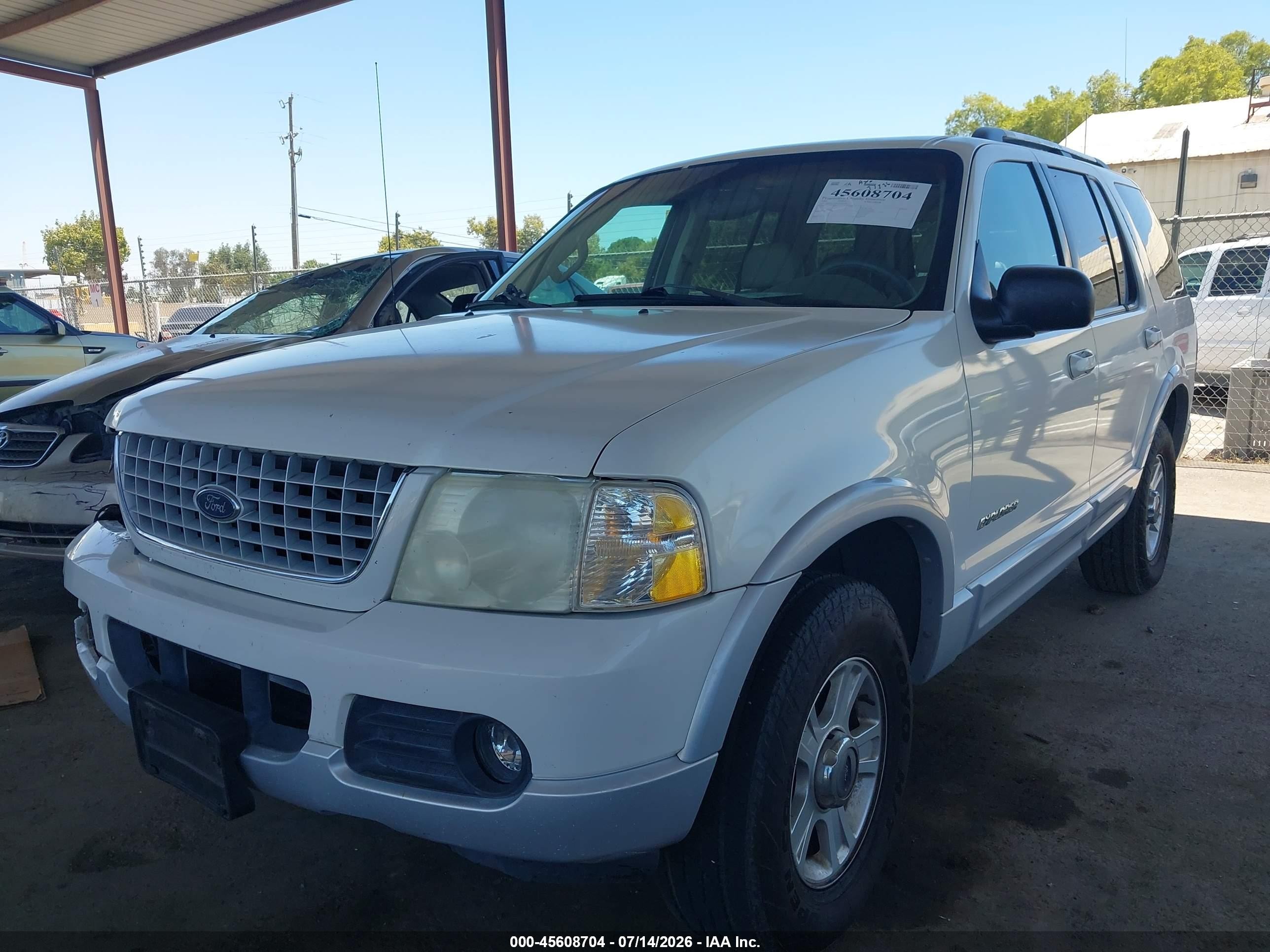 2002 Ford Explorer Limited White vin: 1FMZU75E02ZA45765