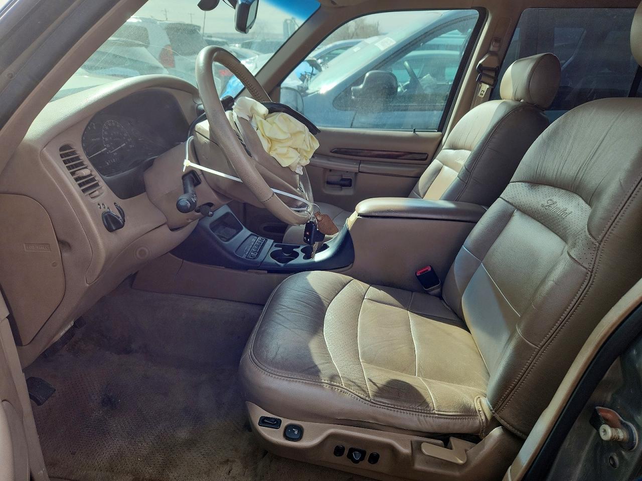 2000 Ford Explorer Limited Зеленый vin: 1FMZU75E4YZA03396